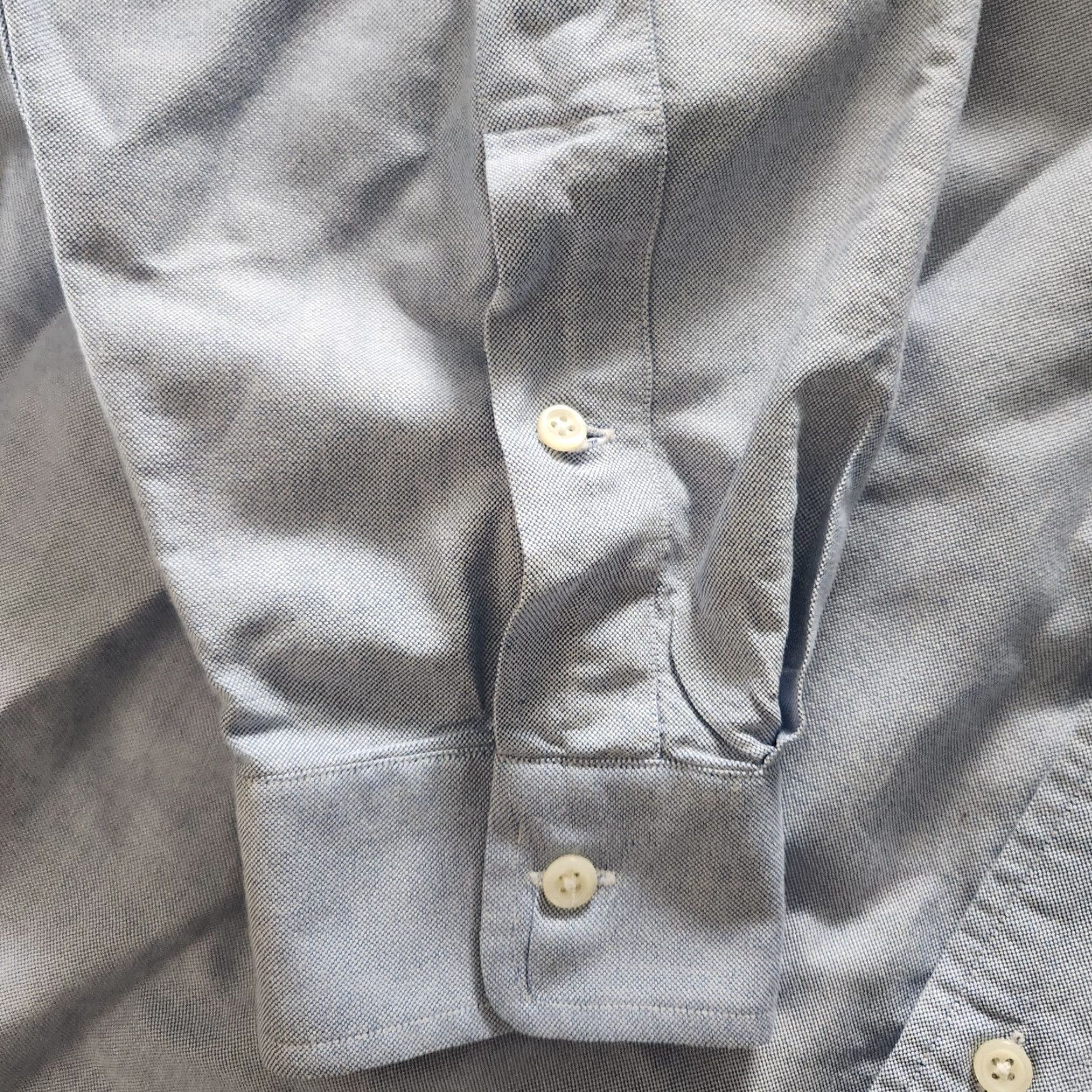 Ralph Lauren Ralph Lauren Shirt Mens XL Blue Chambray Yarmouth Oxford Button-Up Classic Fit Size US XL / EU 56 / 4 - 4 Thumbnail