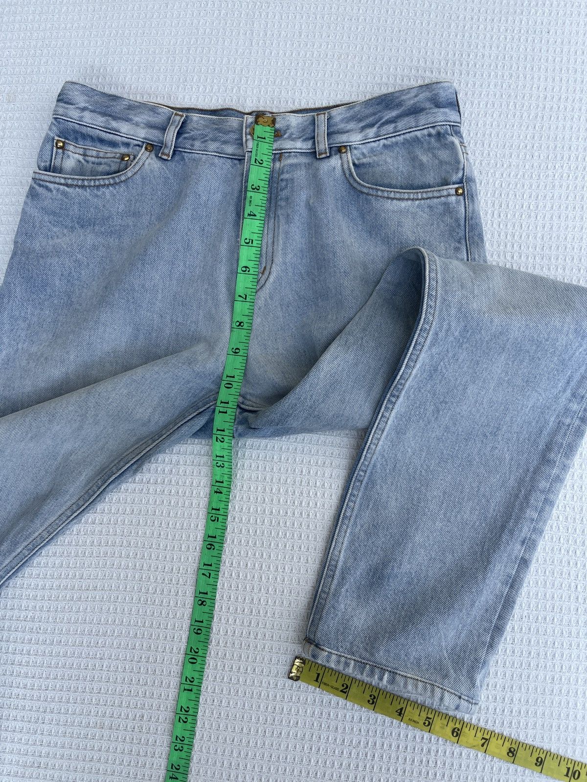 Louis Vuitton Last Drop🔥Rare🔥LOUIS VUITTON Paris Light Blue Jeans Size US 31 - 20 Thumbnail