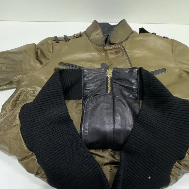 Gucci Gucci Gucci Brown Leather Single Button Jacket -2506 Size US M / EU 48-50 / 2 - 8 Thumbnail