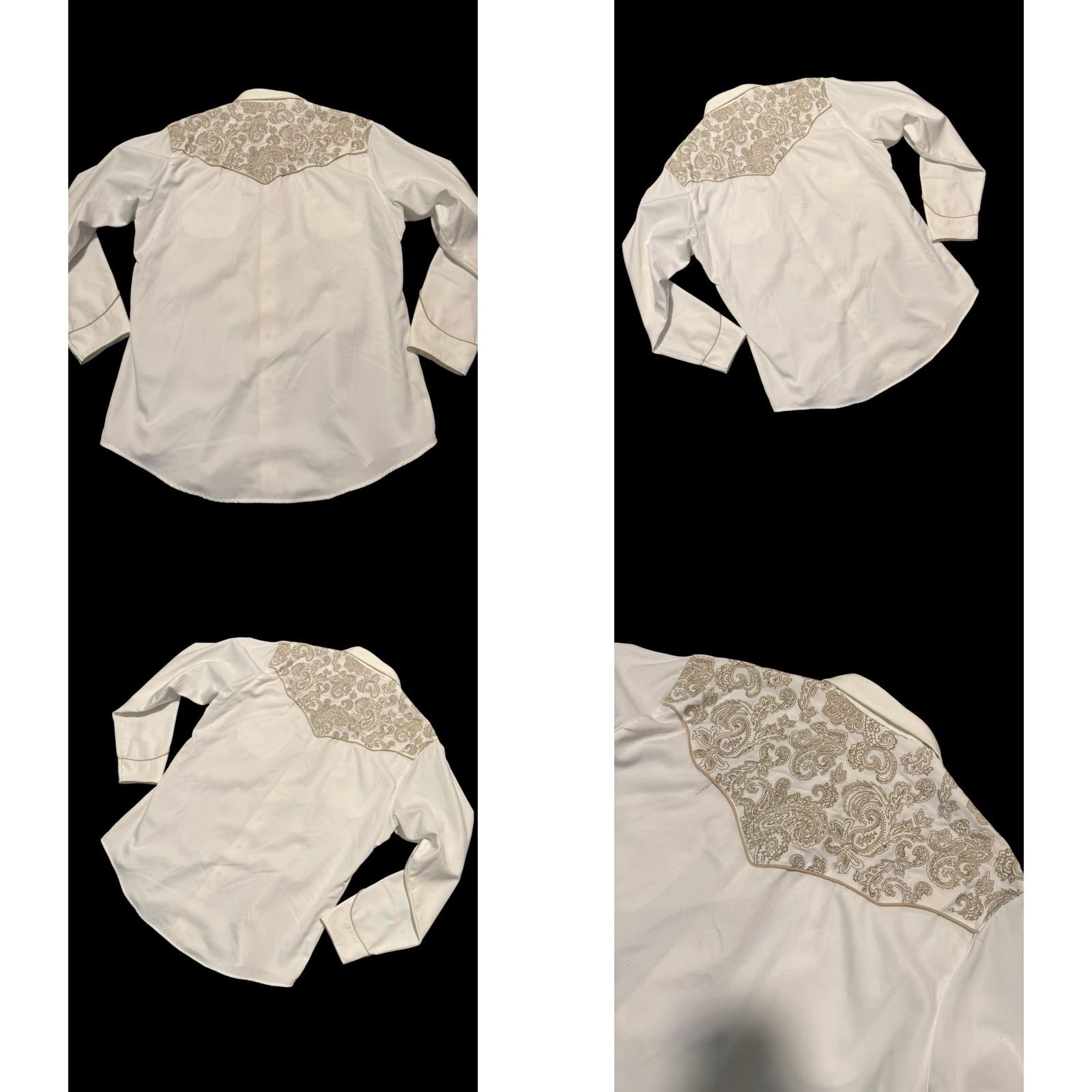 Roper VINTAGE Roper Denver Mens Western Shirt Embroidered Long Sleeve Pearl Snap Cowboy XL Size US XL / EU 56 / 4 - 8 Thumbnail
