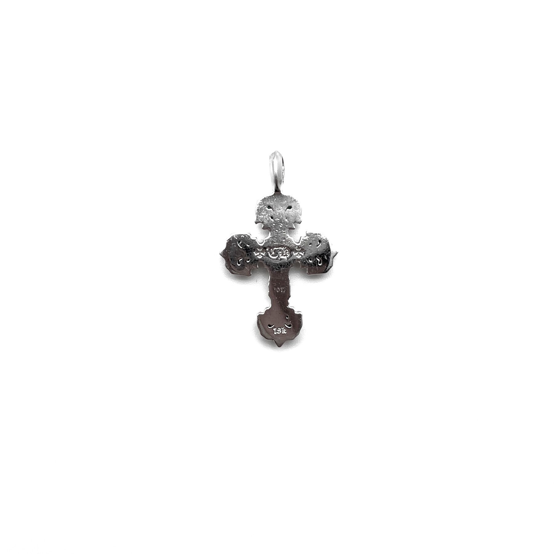 Chrome Hearts Chrome Hearts 18K White Gold Emerald Filigree Charm Pendant Size ONE SIZE - 3 Thumbnail