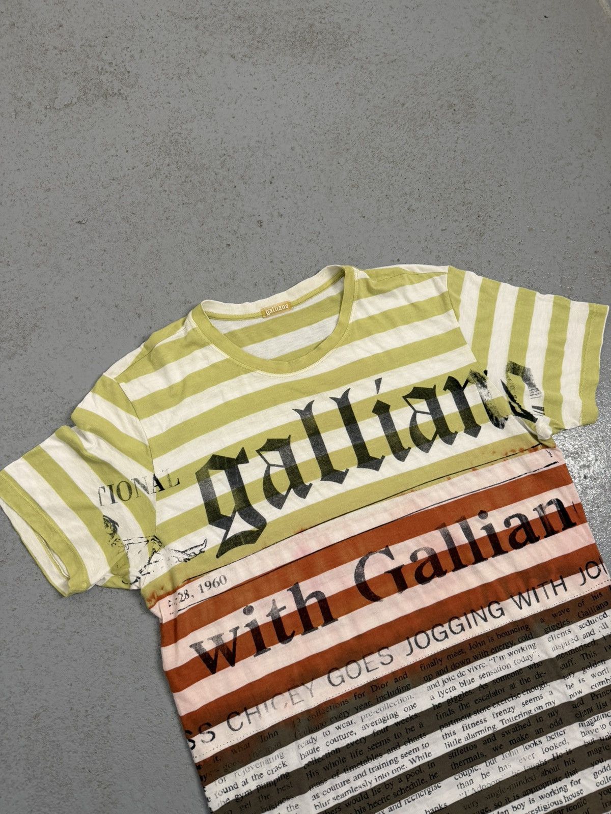 John Galliano Vintage John Galliano Gazette T-Shirt Size US XXL / EU 58 / 5 - 2 Thumbnail