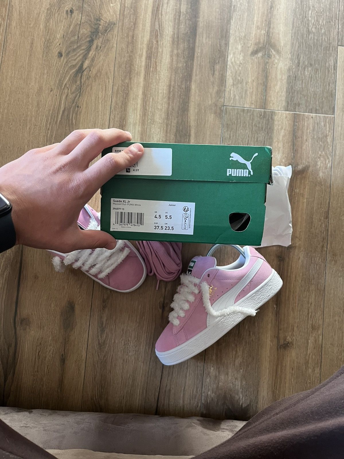 Puma Puma Suede XL Custom Pink Size US 7.5 / IT 37.5 - 7 Thumbnail