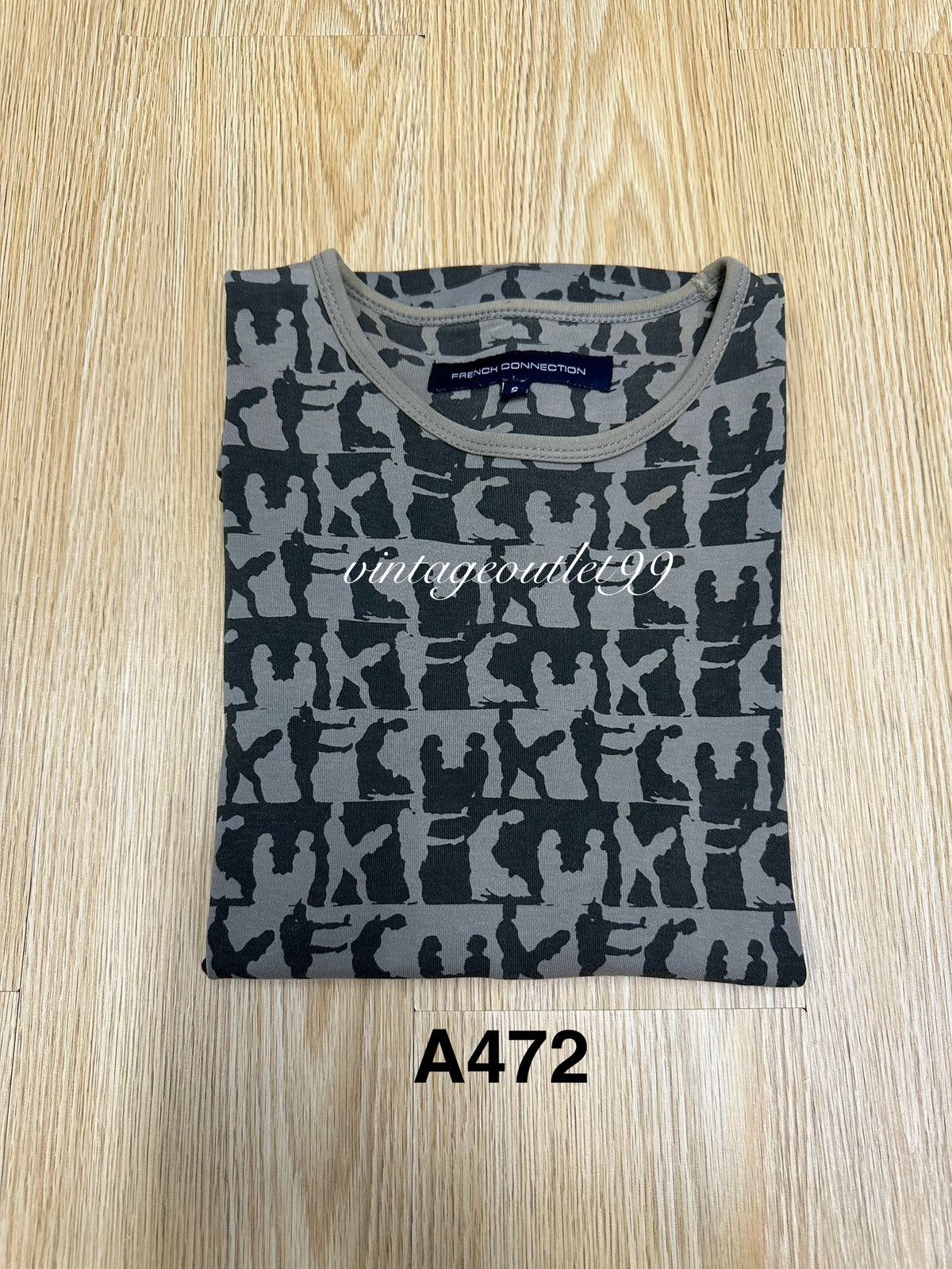 French Connection FCUK Humor Sex Position Tshirt A472 Size US S / EU 44-46 / 1 - 11 Thumbnail