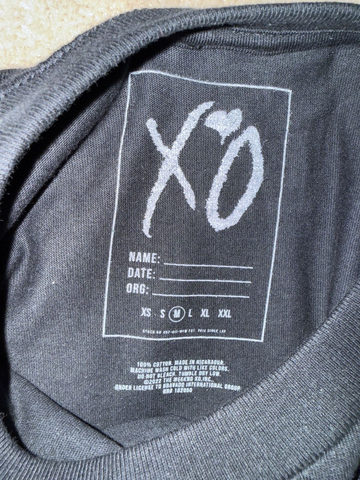 The Weeknd The Weeknd Dawn FM XO Graphic Tee Black Medium Size US M / EU 48-50 / 2 - 3 Thumbnail