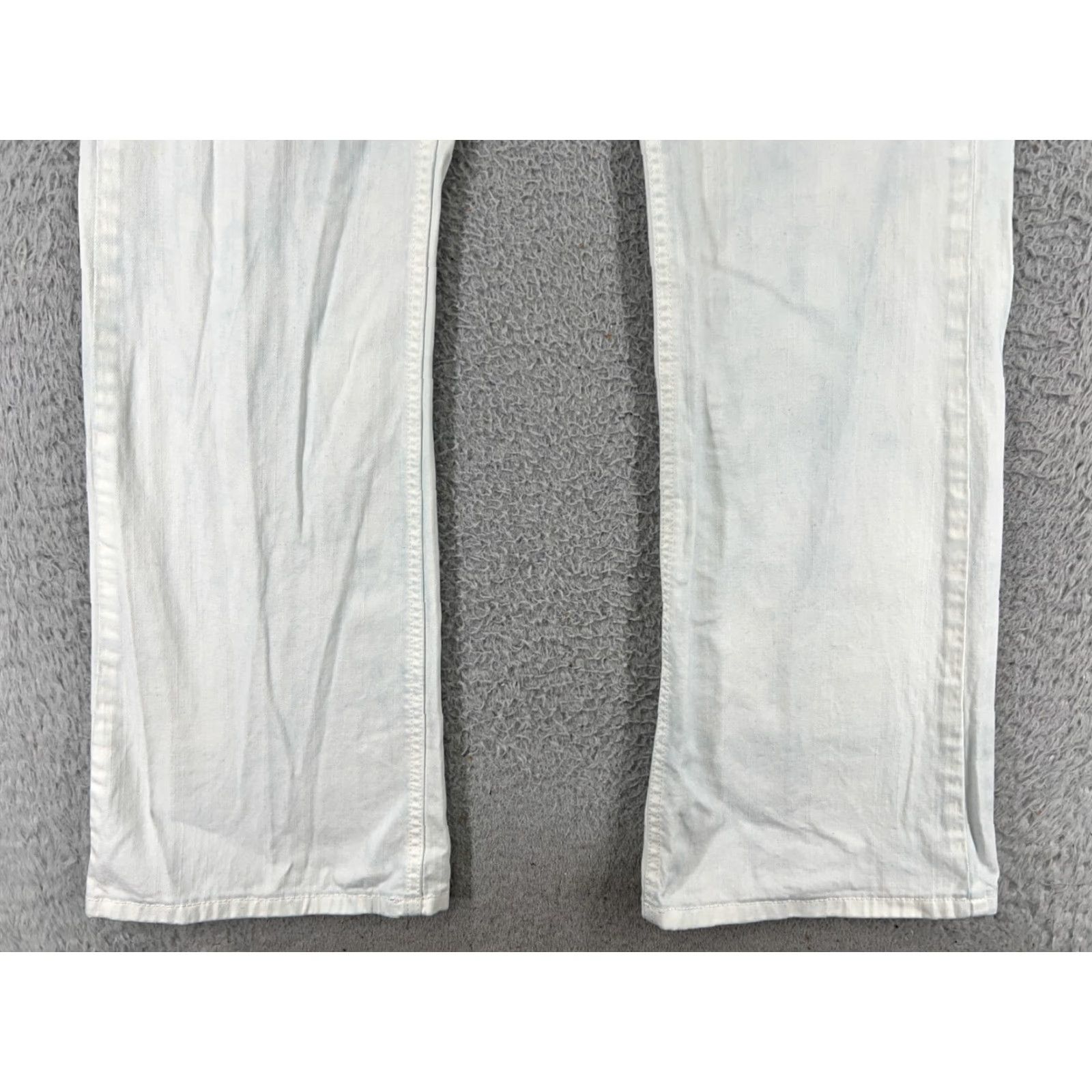 White House Black Market White House Black Market Jeans Women 8 White Denim Bootcut Cotton Blend Size 30" / US 8 / IT 44 - 6 Thumbnail