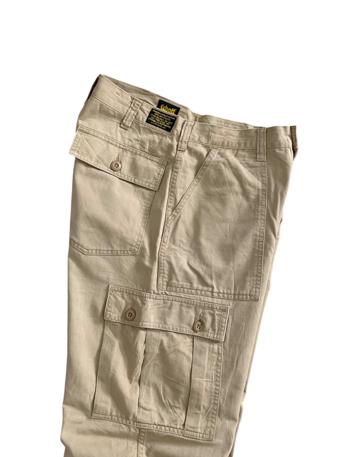 Japanese Brand Vintage Schott NYC M-47 Military Cargo Trousers Size US 30 / EU 46 - 7 Thumbnail