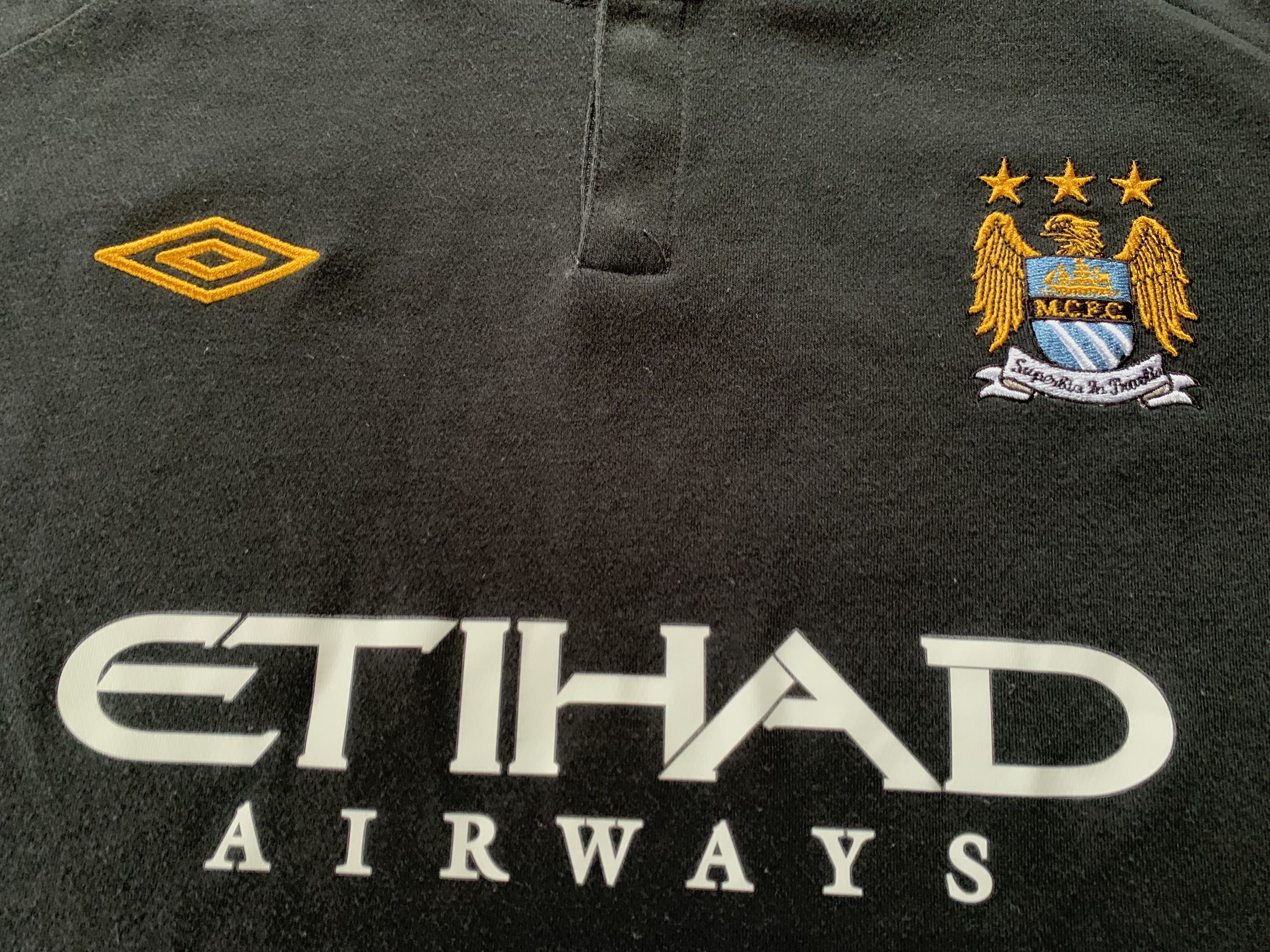 Umbro Umbro Manchester City FC Training Soccer T-Shirt Size US L / EU 52-54 / 3 - 5 Thumbnail