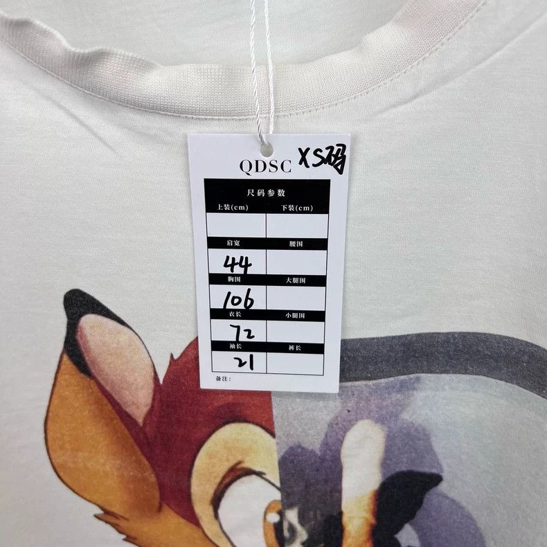 Givenchy Givenchy White deer logo print short-sleeve, size xs Size US XS / EU 42 / 0 - 6 Thumbnail