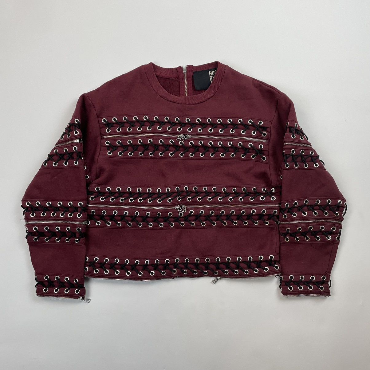 Hood By Air Hood by Air fall 2014 burgundy bondage top Size S / US 4 / IT 40 - 2 Thumbnail