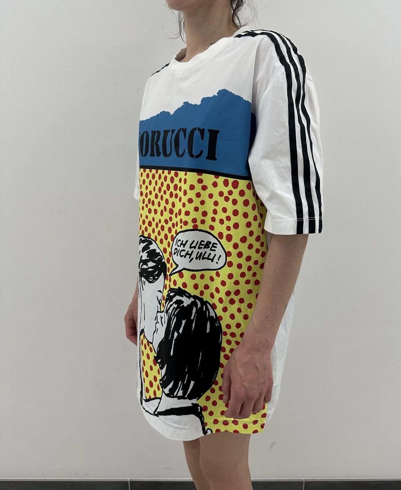 Adidas Adidas x Fiorucci Graphic Girls Kiss Pop Art Women’s T-Shirt Size L / US 10 / IT 46 - 6 Thumbnail