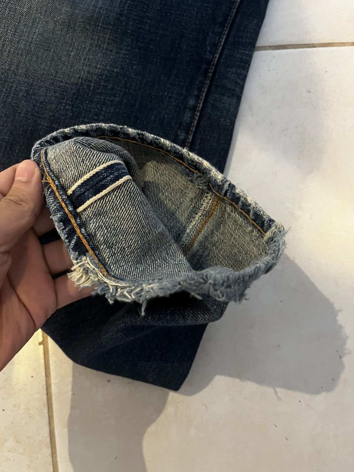 Levi's Vintage Clothing Levi's 501 selvedge denim Size US 34 / EU 50 - 2 Thumbnail