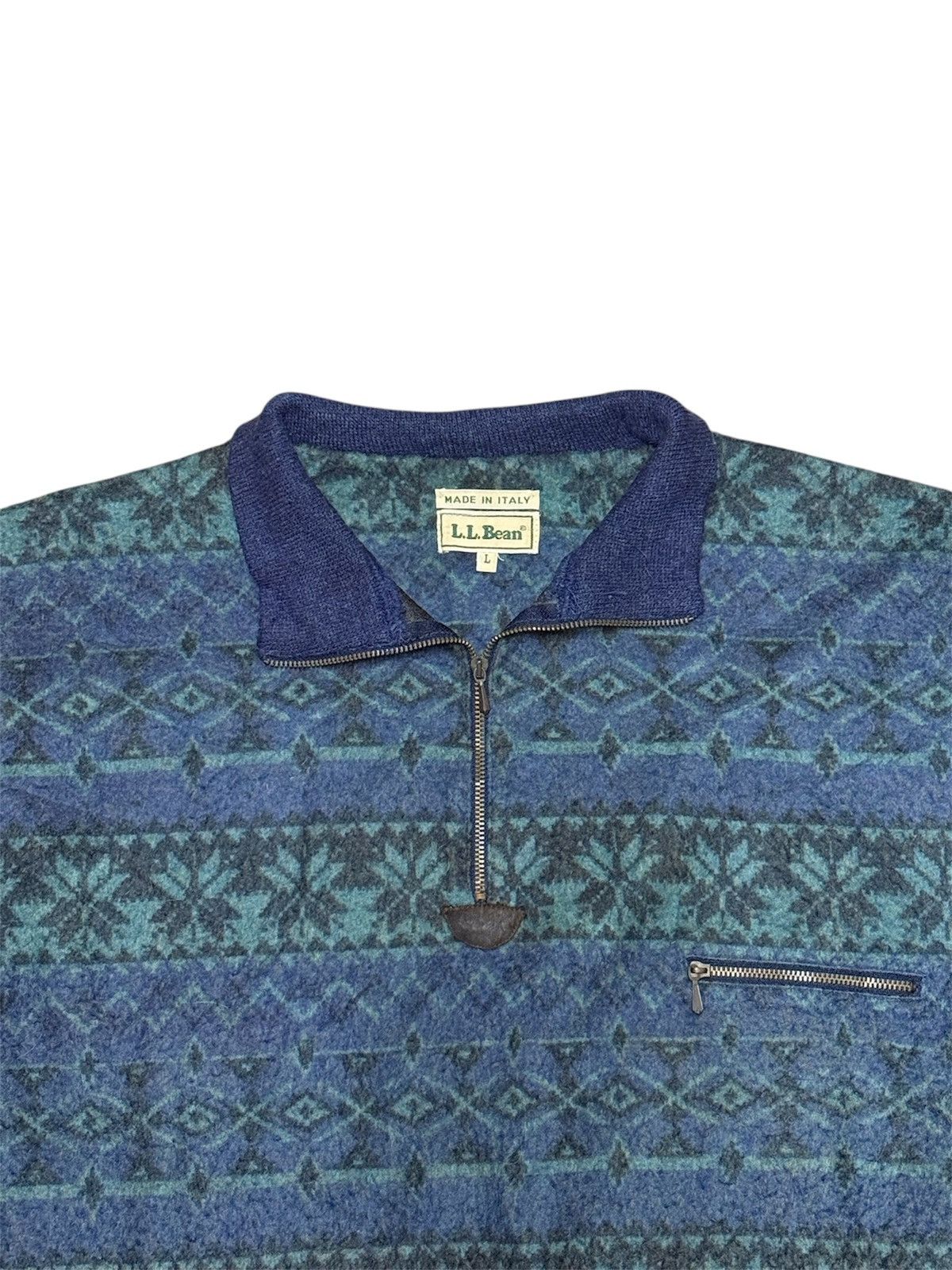 L.L. Bean Vintage LL Bean Navajo half-zipper Size US L / EU 52-54 / 3 - 1 Thumbnail