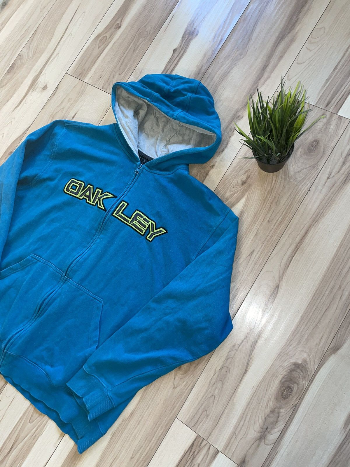 Zip Hoodie Oakley Big Logo Vintage Outdoor Y2K Opium