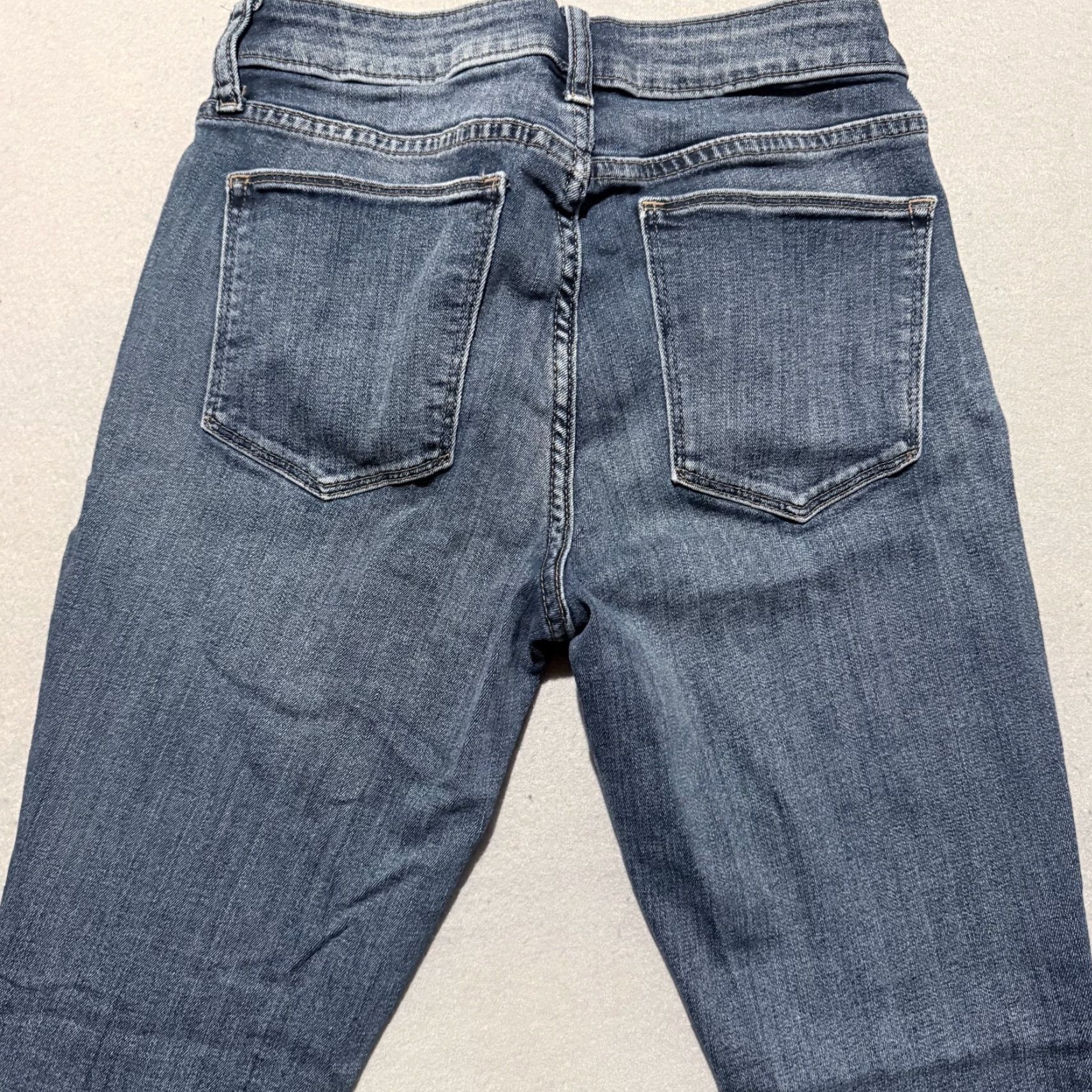 Gap Gap Jeans Women's Blue Denim Stretch Low Rise Skinny 27 Jeans - 27, Slim, 5-Pocket, Regular, Cotton, Gap Size 27" / US 4 / IT 40 - 4 Thumbnail