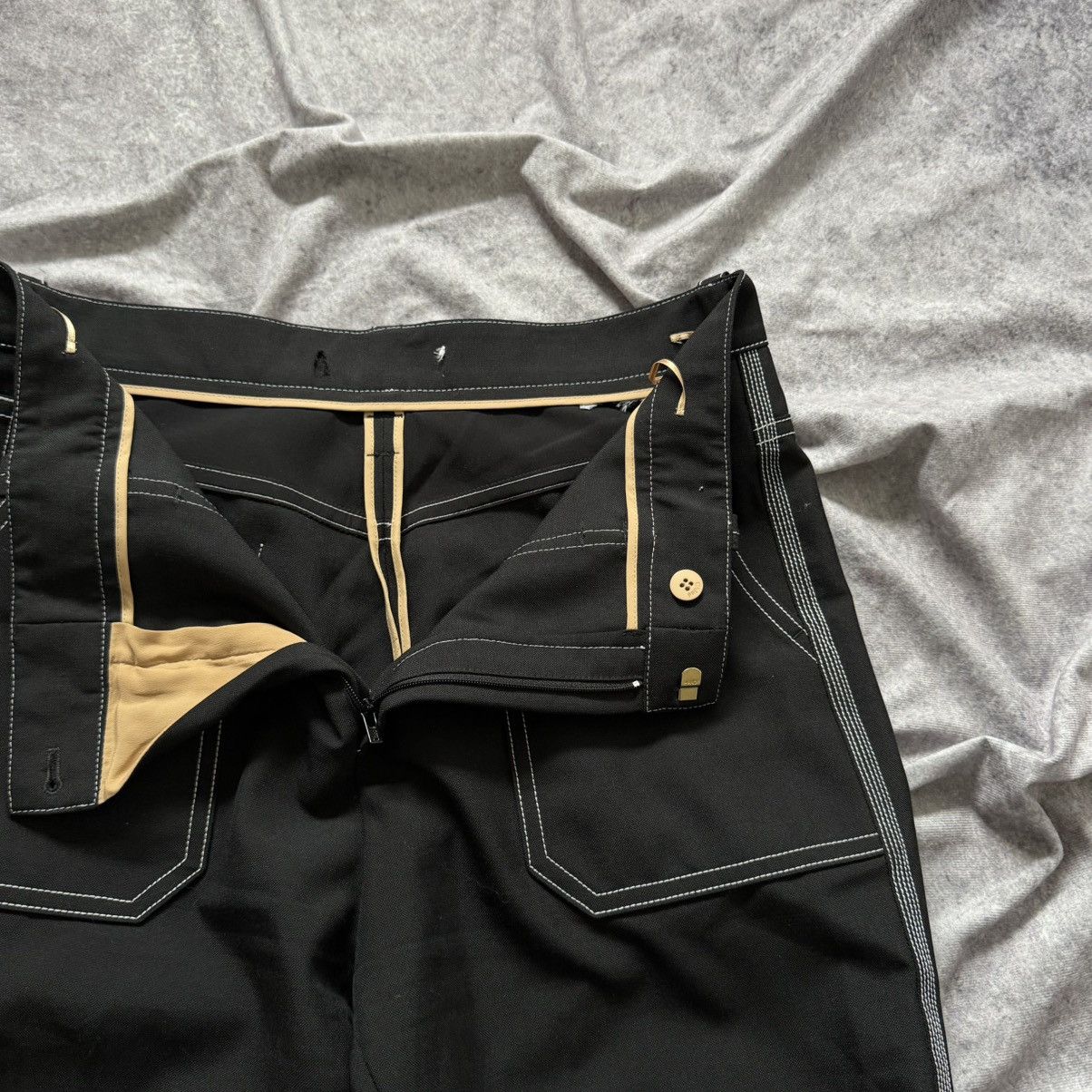 Chloe Chloe Cropped Capri Trousers Pants Slim Fit Black Stitch Size 32" / US 10 / IT 46 - 11 Thumbnail