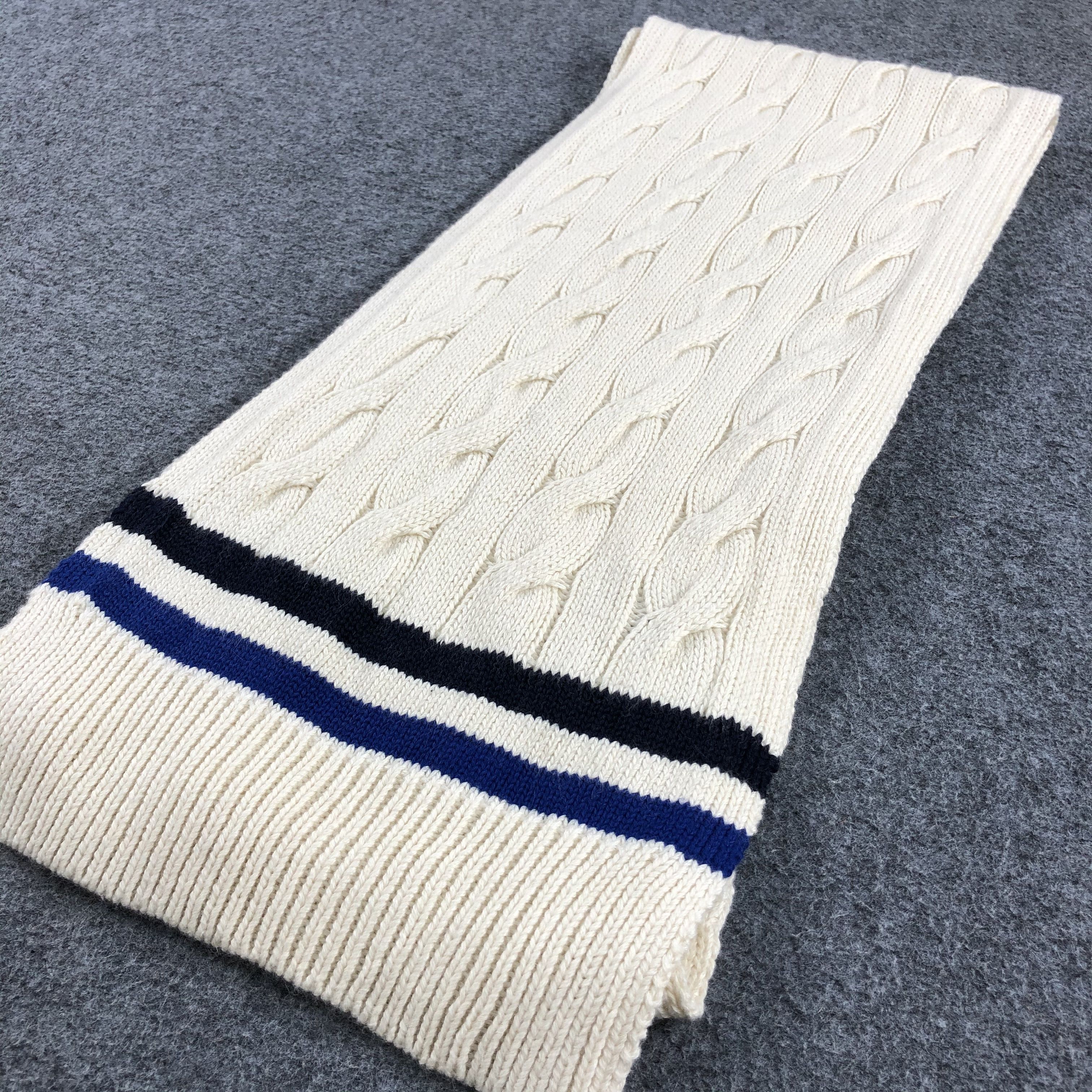 Rugby Ralph Lauren Ralph Lauren Rugby Cashmere/Cotton Scarf Muffler V714 Size ONE SIZE - 3 Thumbnail