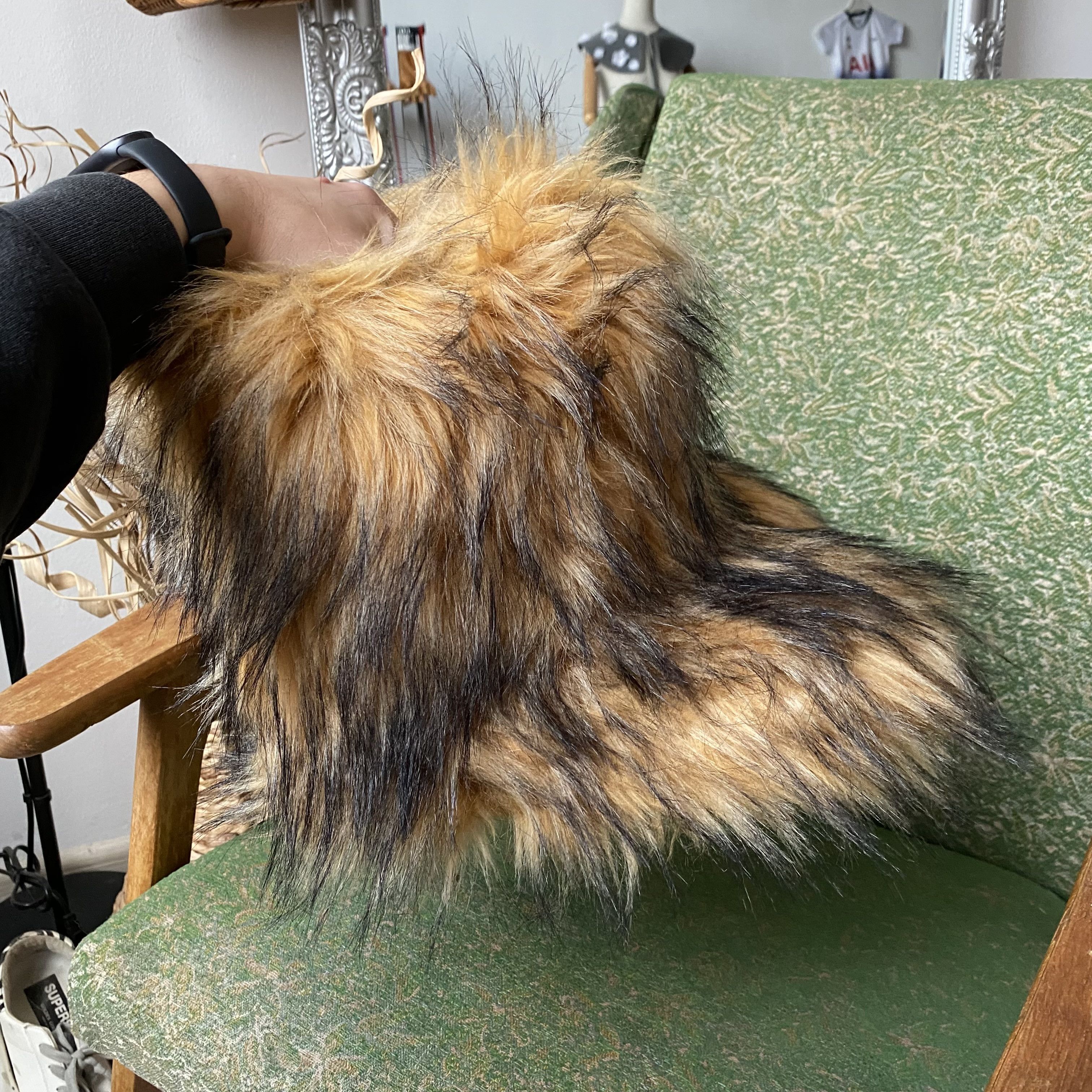 If Six Was Nine Vintage Y2K Fluffy Faux Fur Yeti Boots Avant-garde Size US 9 / IT 39 - 2 Thumbnail