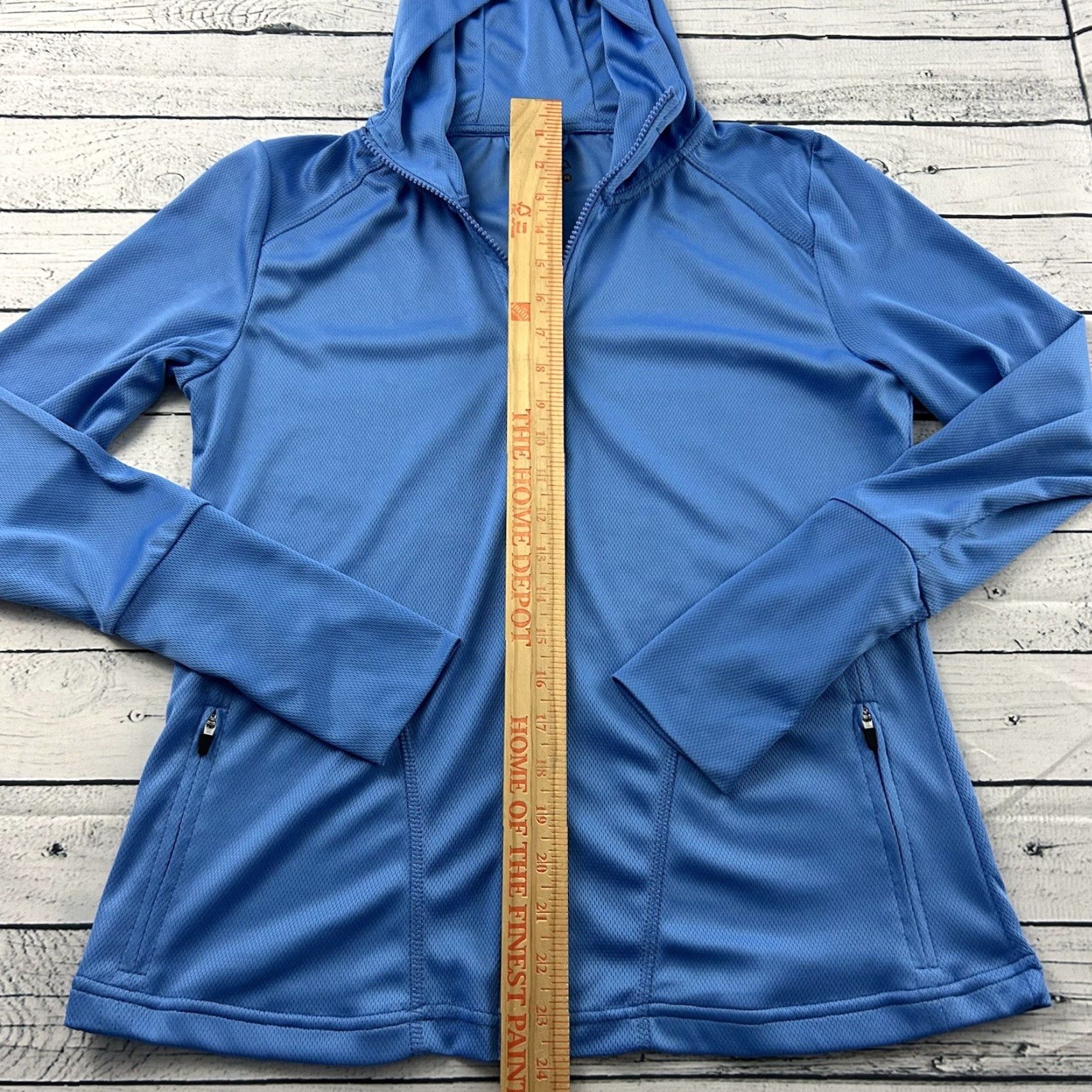 Vintage Mountain And Isles Full Zip Hooded Jacket Women's M Blue Size M / US 6-8 / IT 42-44 - 3 Thumbnail