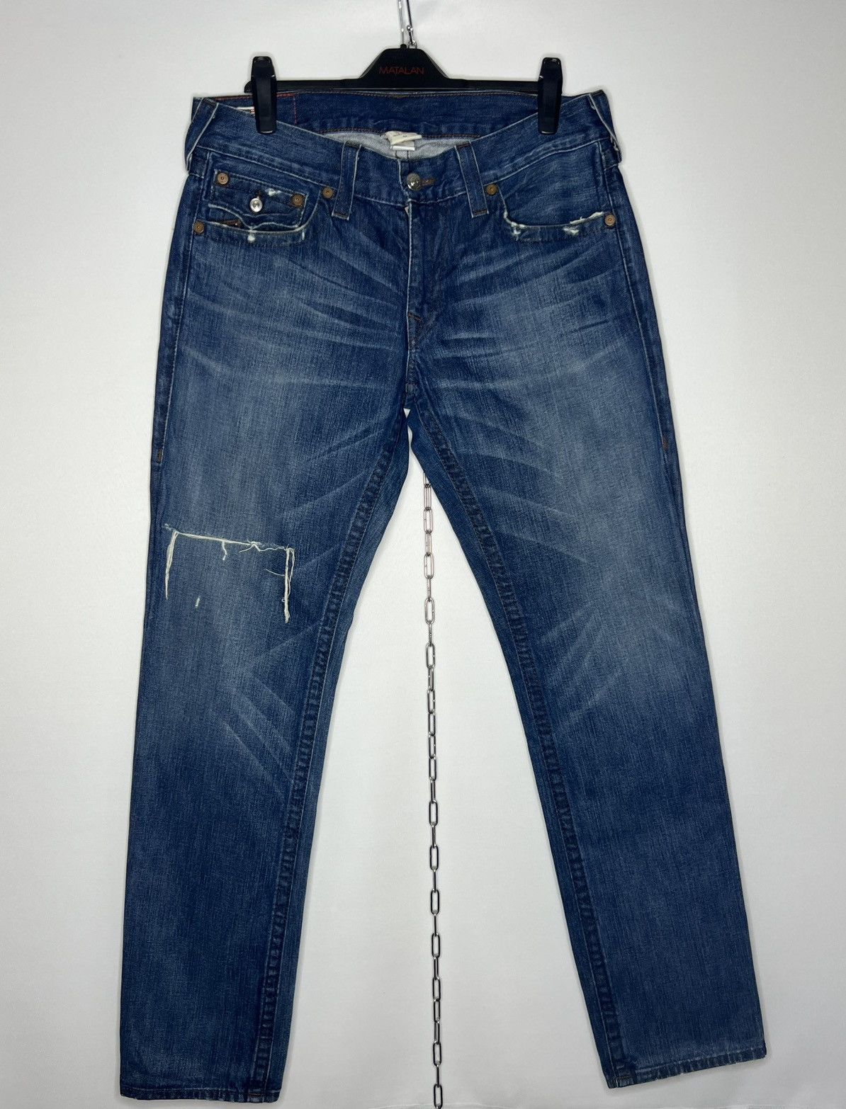True Religion True Religion Crazy Denim Jeans Rare Japanese Y2K Size US 34 / EU 50 - 7 Thumbnail