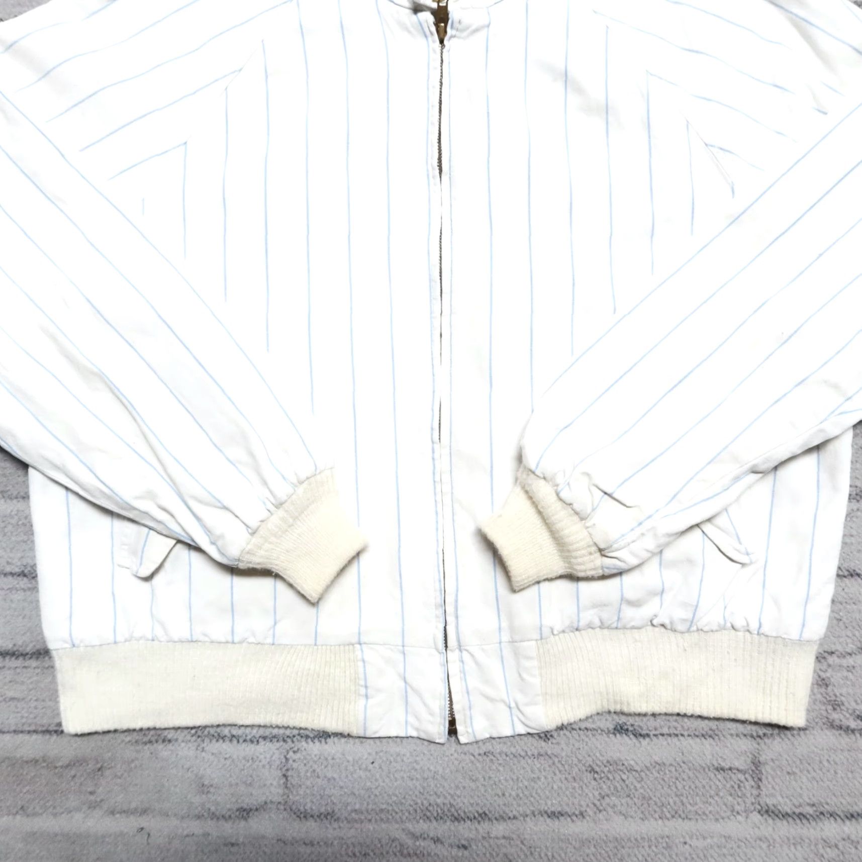 Polo Ralph Lauren Vintage Polo Ralph Lauren Jacket Mens L White Pinstripe 90s Classic Polo Ralph Lauren Shirt Size US L / EU 52-54 / 3 - 3 Thumbnail