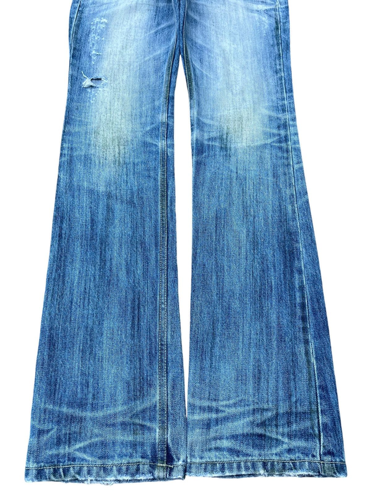 Japanese Brand Vintage Japanese Brand Blue Washed Distressed Straight Jeans Size US 31 - 5 Thumbnail