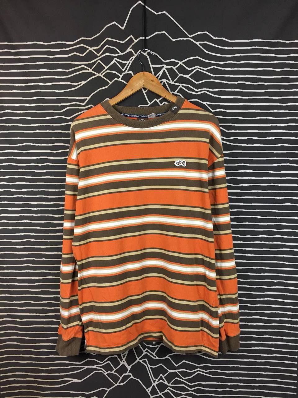 LRG Vtg LRG Lifted Research Group Roots People Striped Tee Size US XL / EU 56 / 4 - 2 Thumbnail