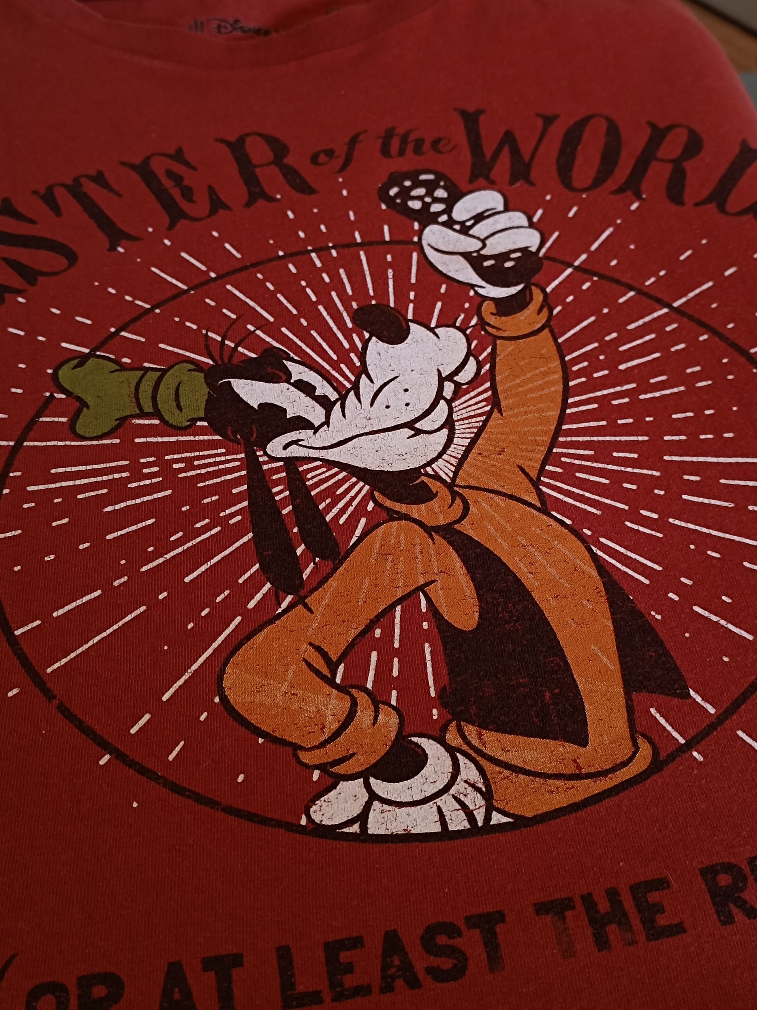 Disney × Vintage Orange T-shirt / Goofy / Disney Size US L / EU 52-54 / 3 - 4 Thumbnail