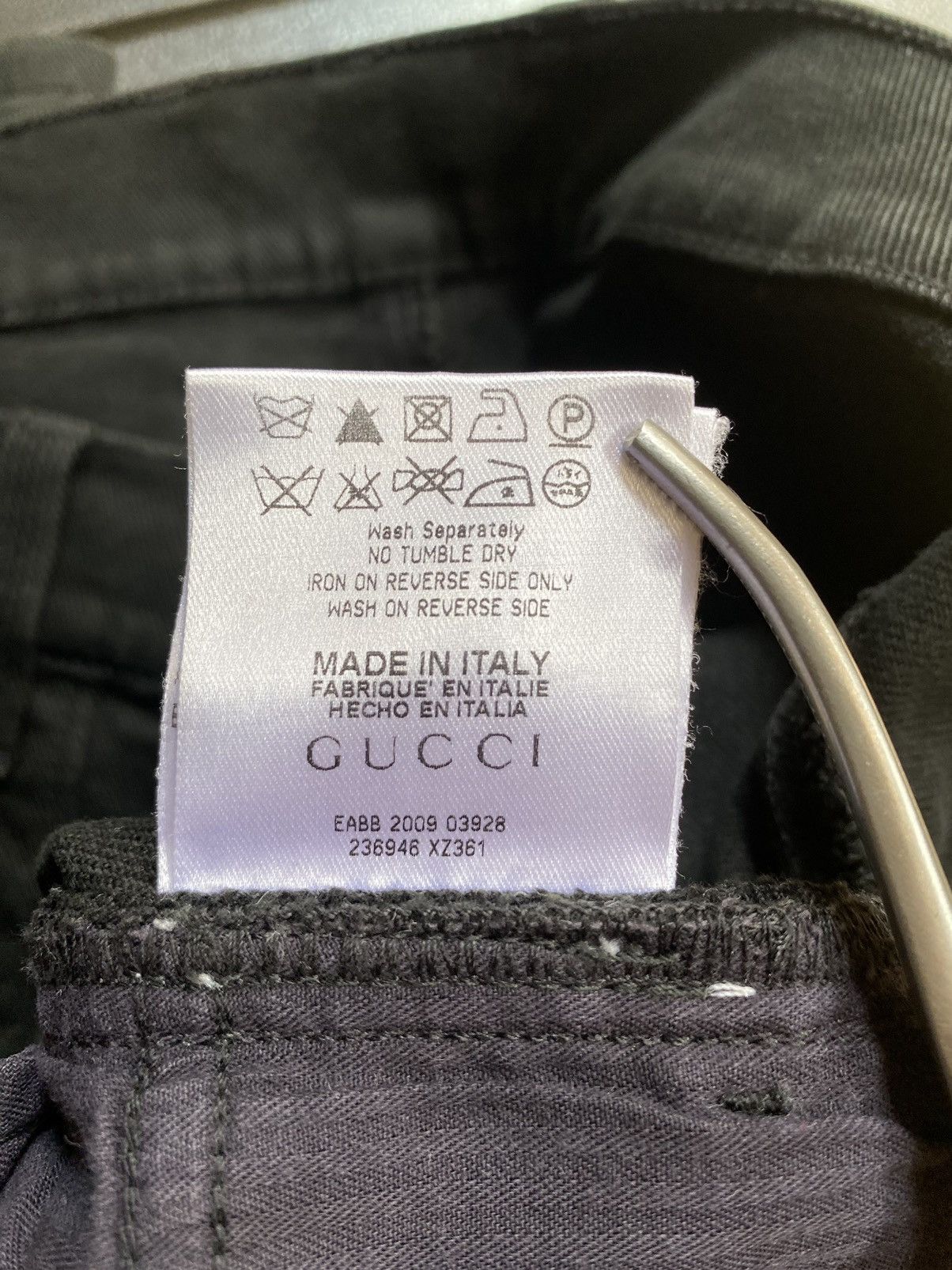 Gucci Gucci - Tom Ford Biker Denim Pants Size US 34 / EU 50 - 15 Thumbnail