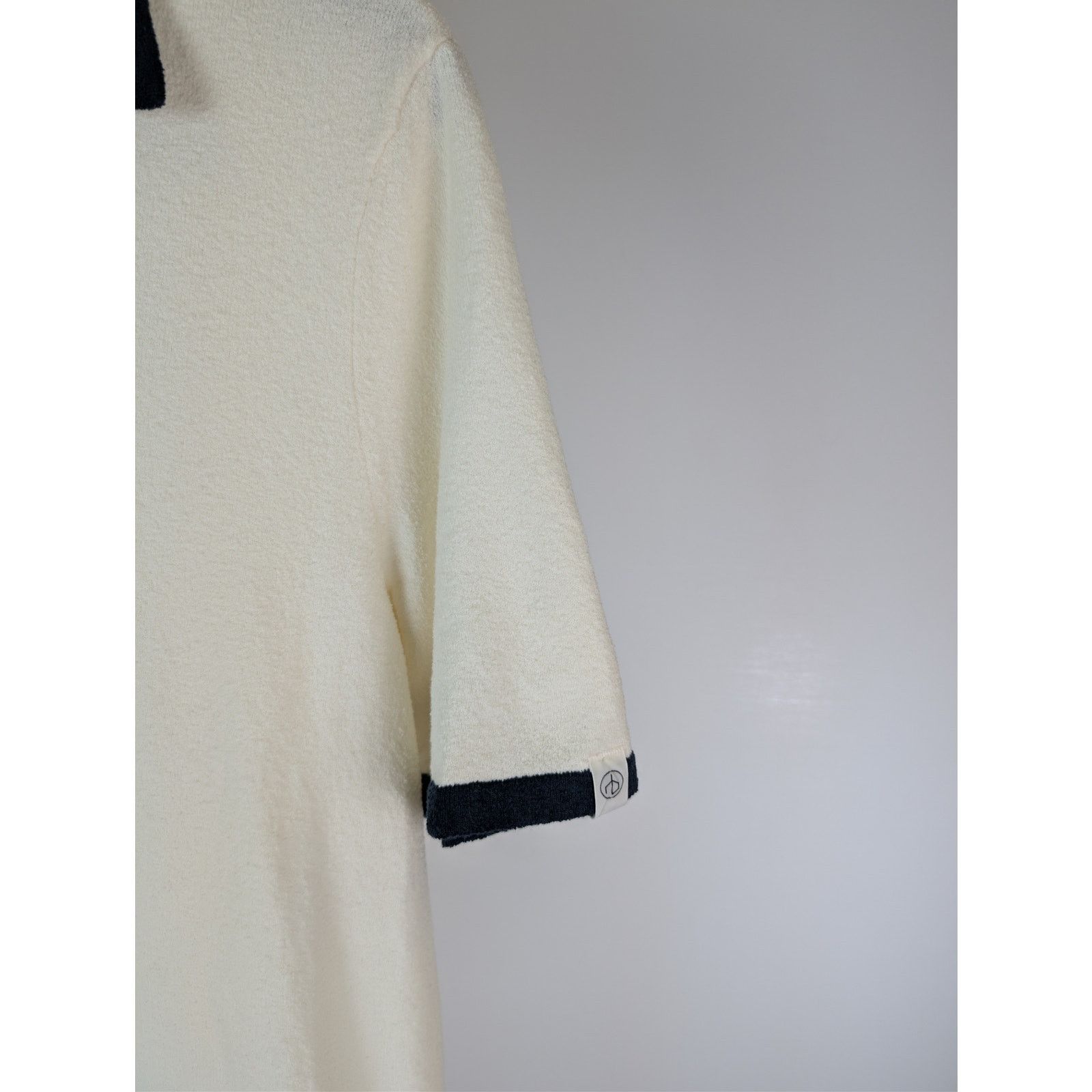 Rag & Bone o1rshd1 CC20 Avery Shirt in Zuma Toweling in Ivory Size US S / EU 44-46 / 1 - 5 Thumbnail