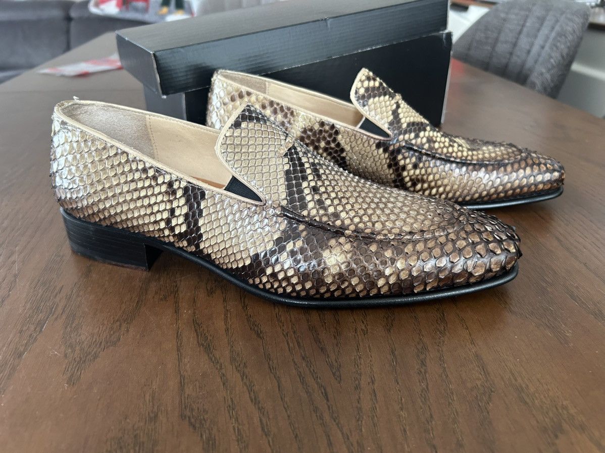 Handmade Handmade All phyton snake skin loafer Size US 10 / EU 43 - 3 Thumbnail