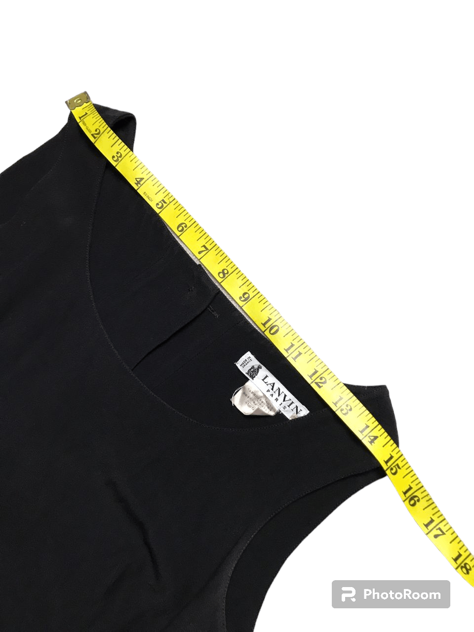 Lanvin Lavin Black Sleeveless Full Button Back Size XS / US 0-2 / IT 36-38 - 5 Thumbnail