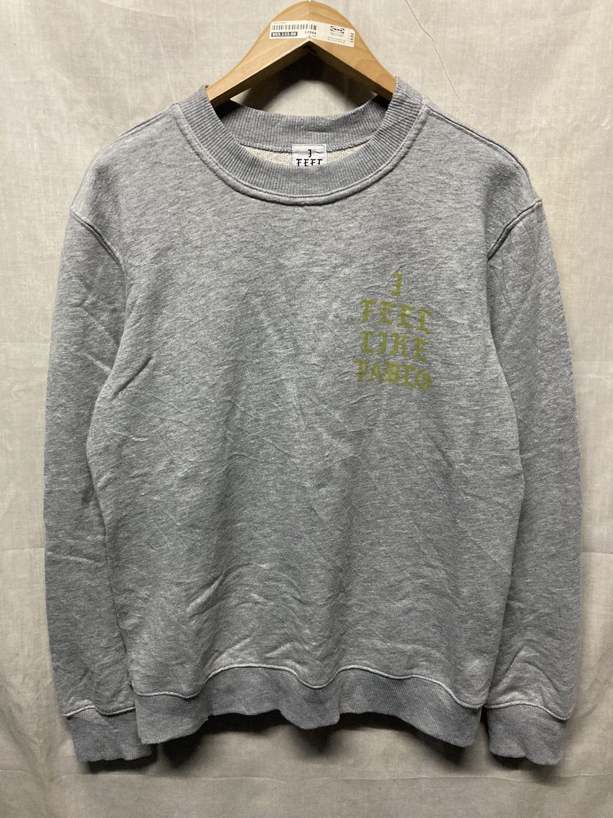 Kanye West Kanye West Merch I Feel Like Pablo Grey Sweatshirt Size US M / EU 48-50 / 2 - 1 Thumbnail