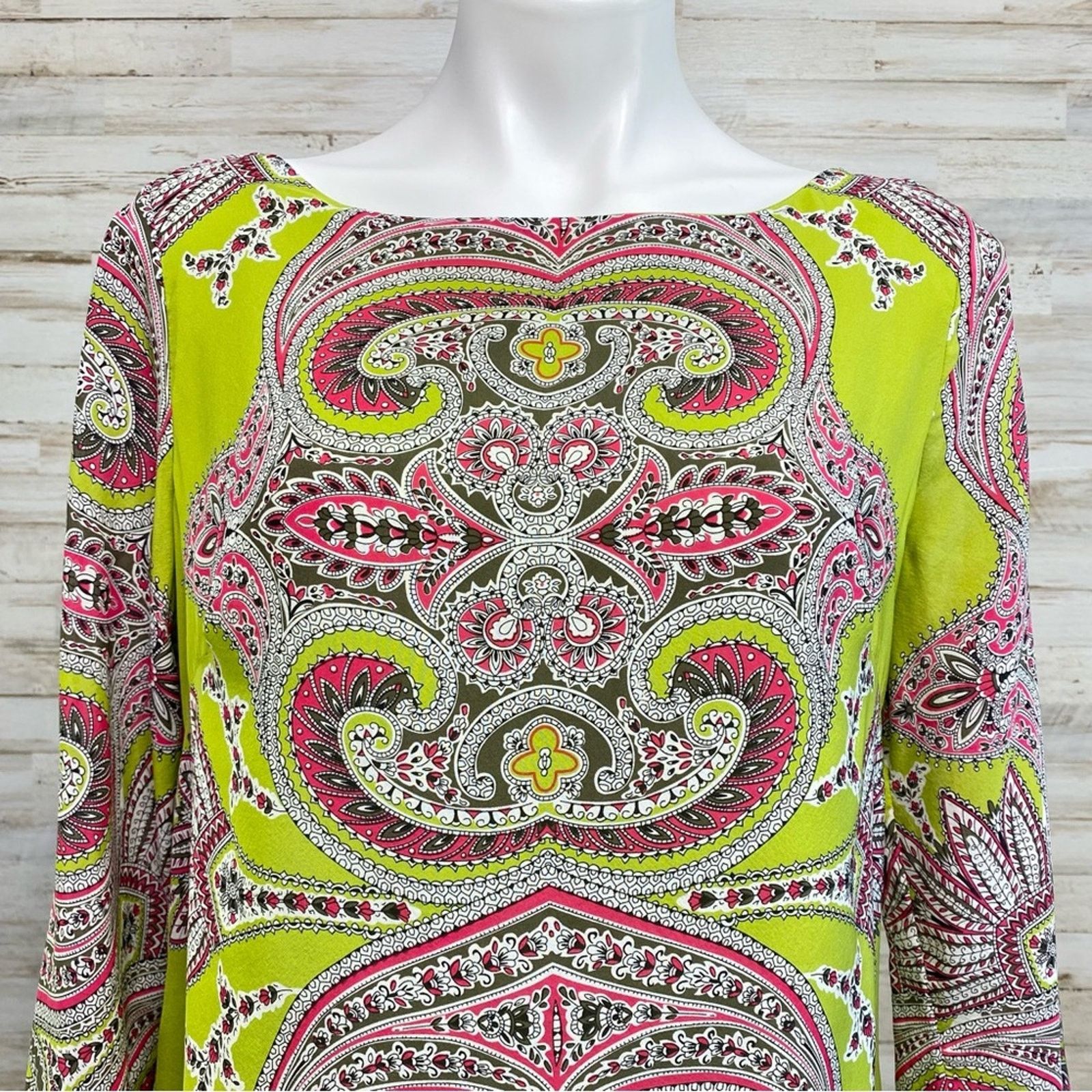 Other Soft Surroundings Silk Shift Tunic or Dress Size S Printed Size S / US 4 / IT 40 - 3 Thumbnail