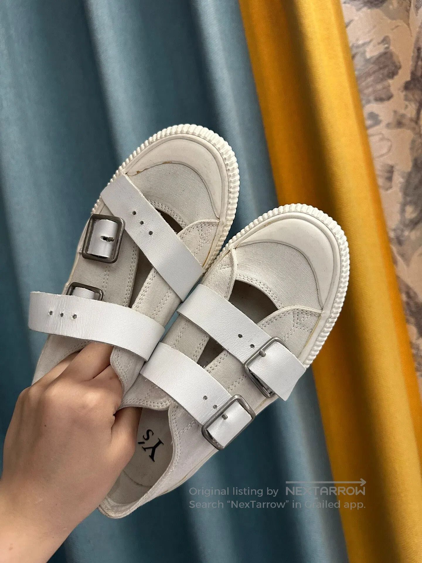 Y's Y's Yohji Yamamoto White Sneakers. Size US 5.5 / IT 35.5 - 1 Thumbnail