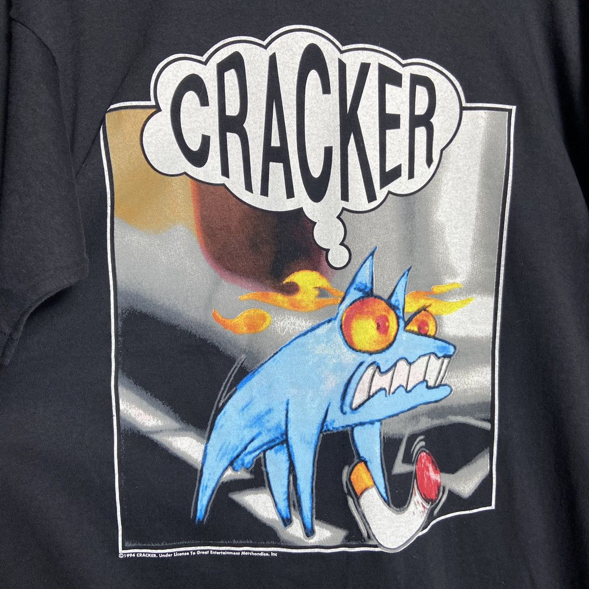 Band Tees Vintage 90s Cracker Alternative Band Tee / Grunge Rock Size US XL / EU 56 / 4 - 3 Thumbnail