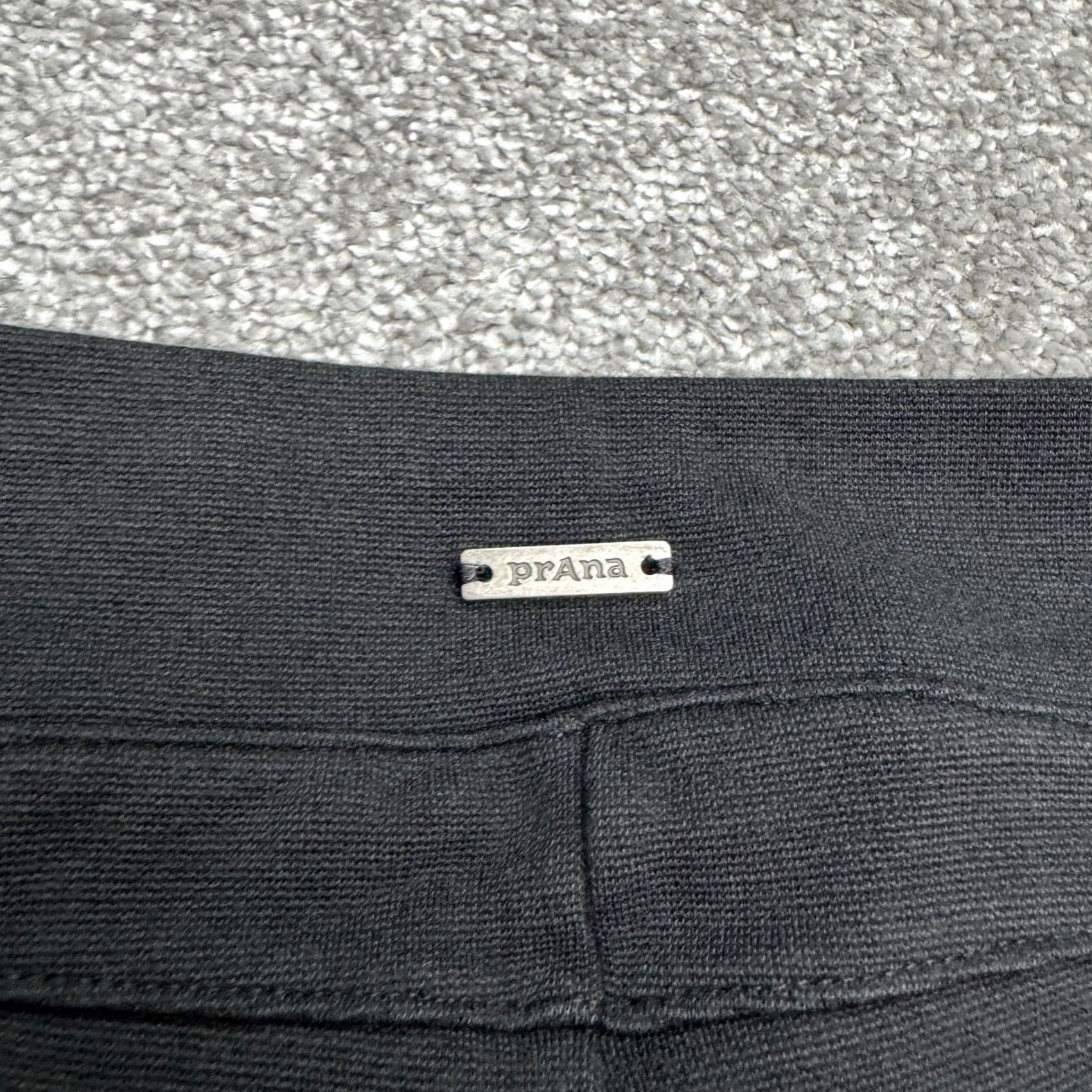Prana Prana Monte Baldo Leggings Pants Womens Medium Black Stretch Pockets Slim Fit Active Sports Athleisure Modern Drawstring? Size 32" / US 10 / IT 46 - 4 Thumbnail
