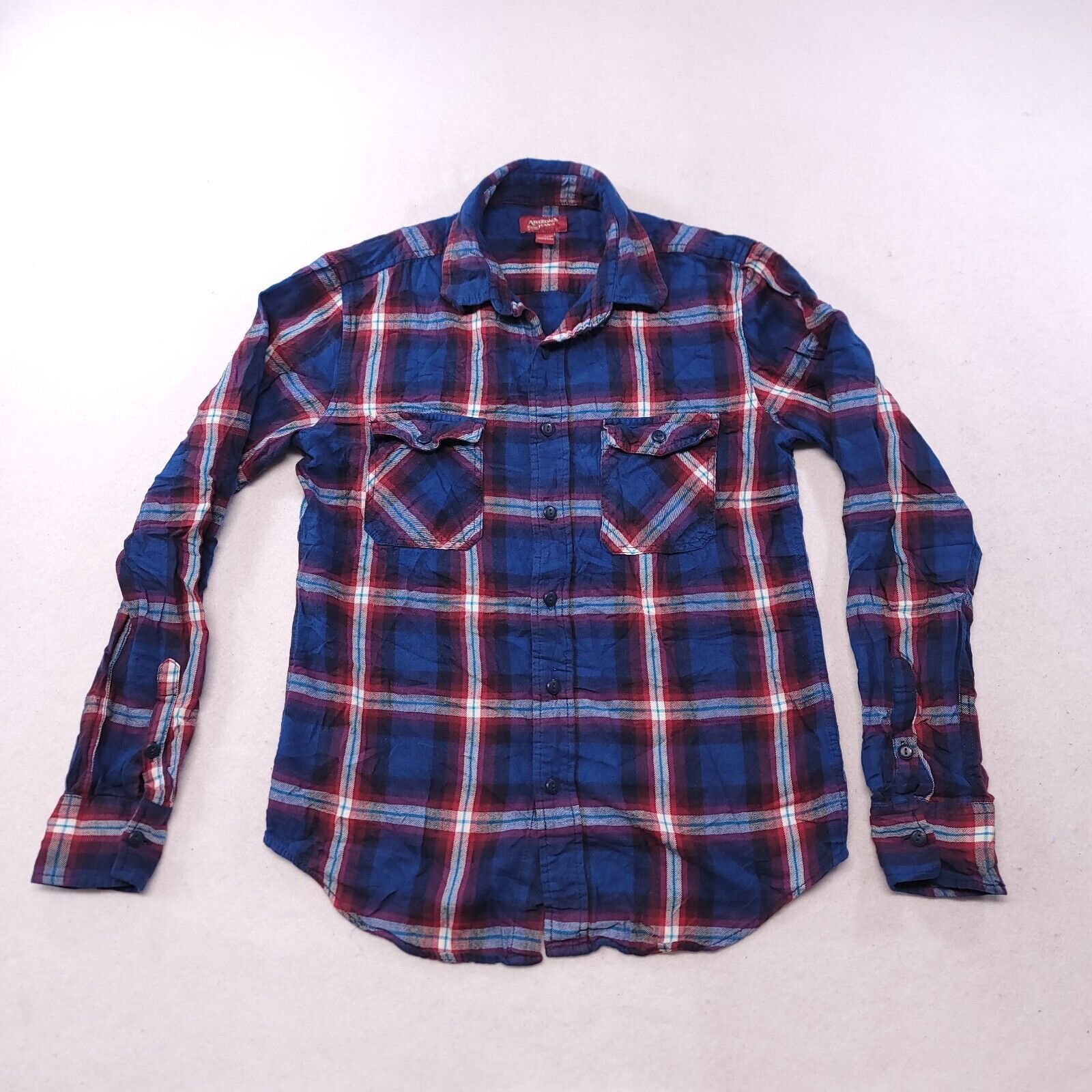 Arizona Jean Co. Arizona Jean Co Tartan Flannel Shirt Mens Size Small S Blue Size US S / EU 44-46 / 1 - 2 Thumbnail