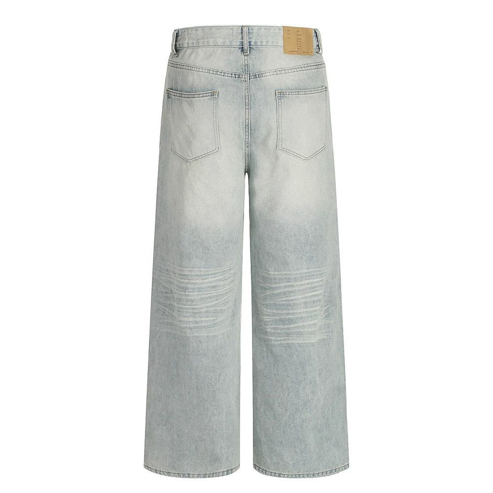 Vintage Men's vintage street washed distressed jeans Size US 32 / EU 48 - 2 Thumbnail