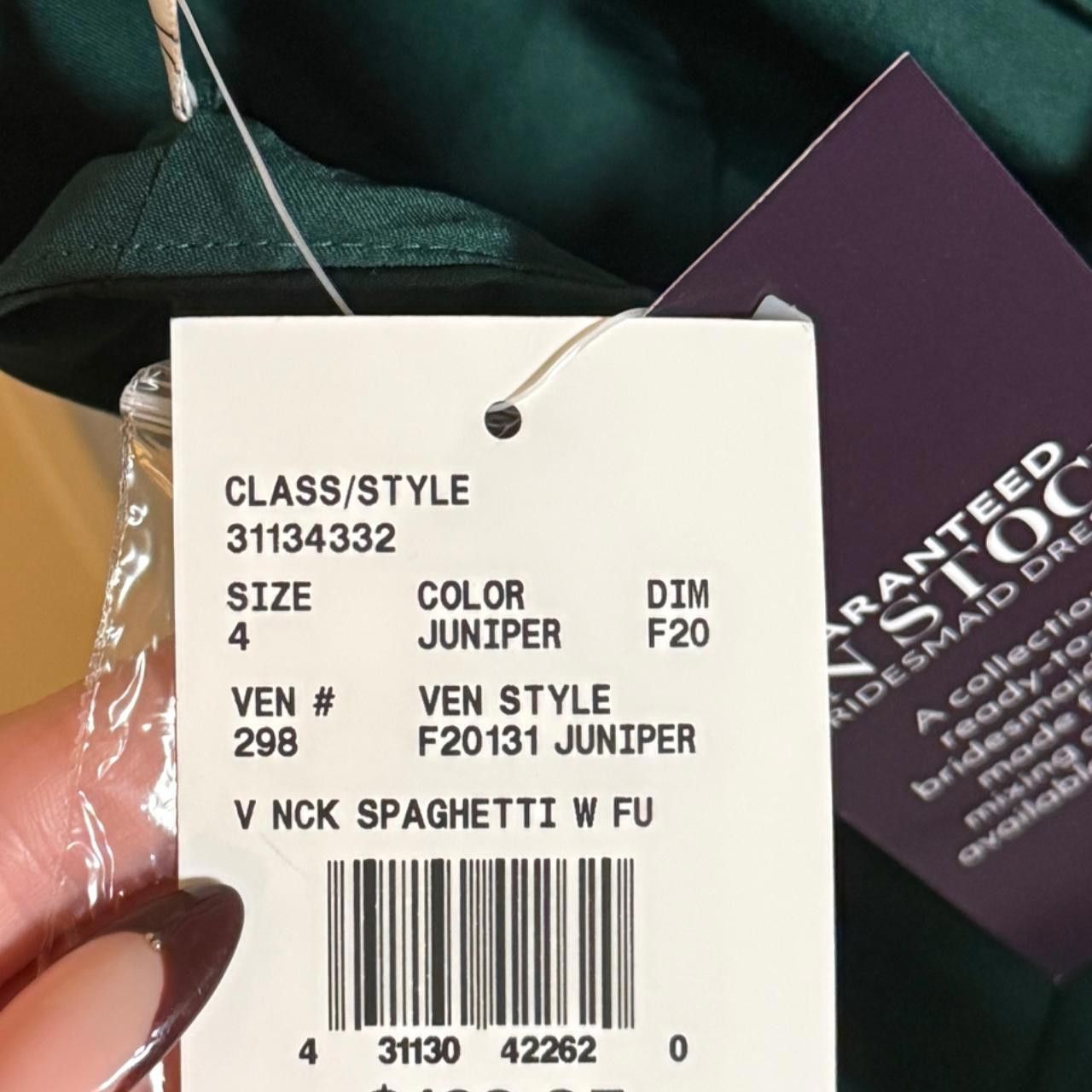 Designer davids bridal emerald green dress Size S / US 4 / IT 40 - 6 Thumbnail