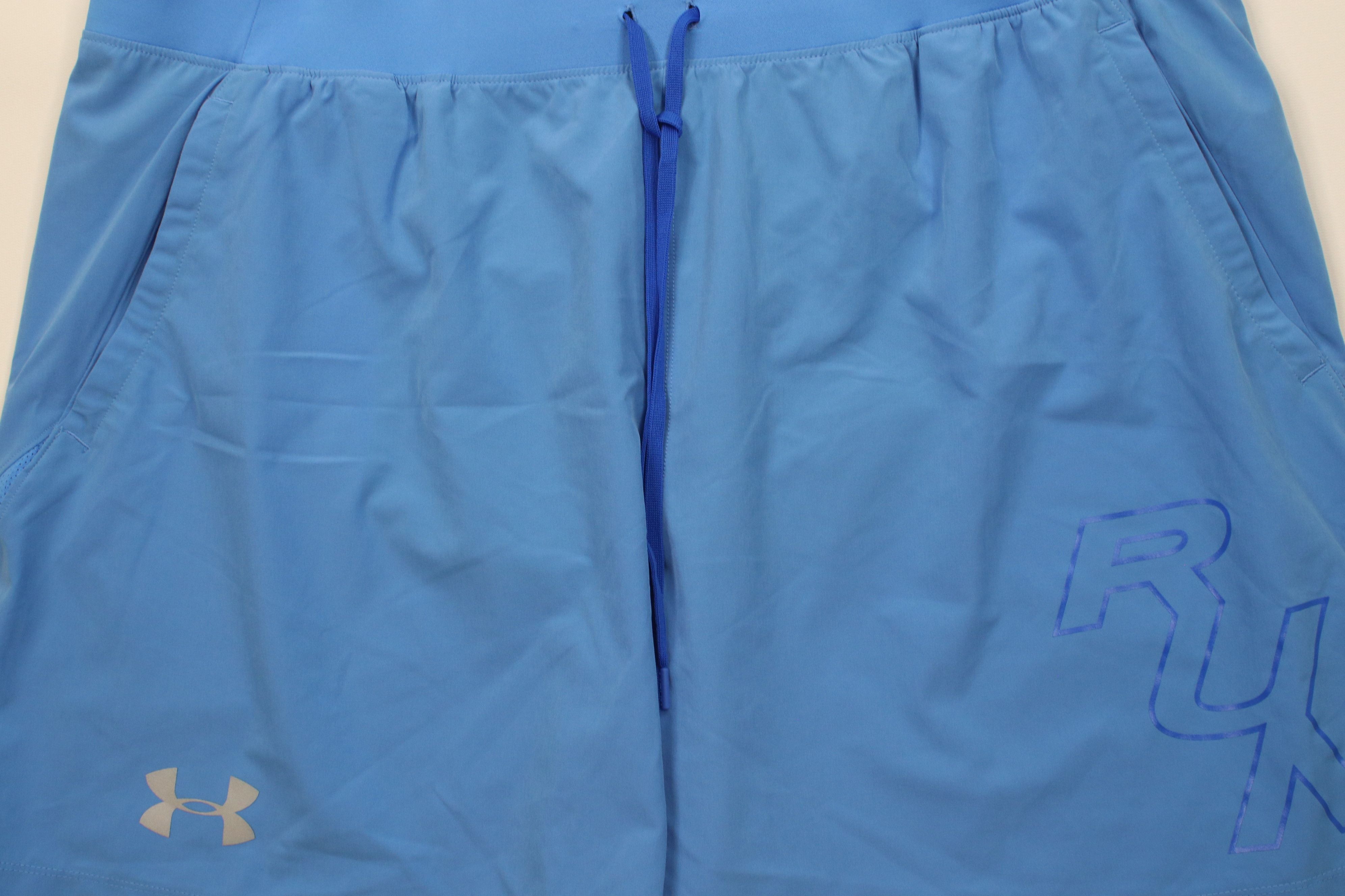 Under Armour Under Armour Run Lined Above Knee Gym Running Shorts Blue Size US 42 / EU 58 - 3 Thumbnail