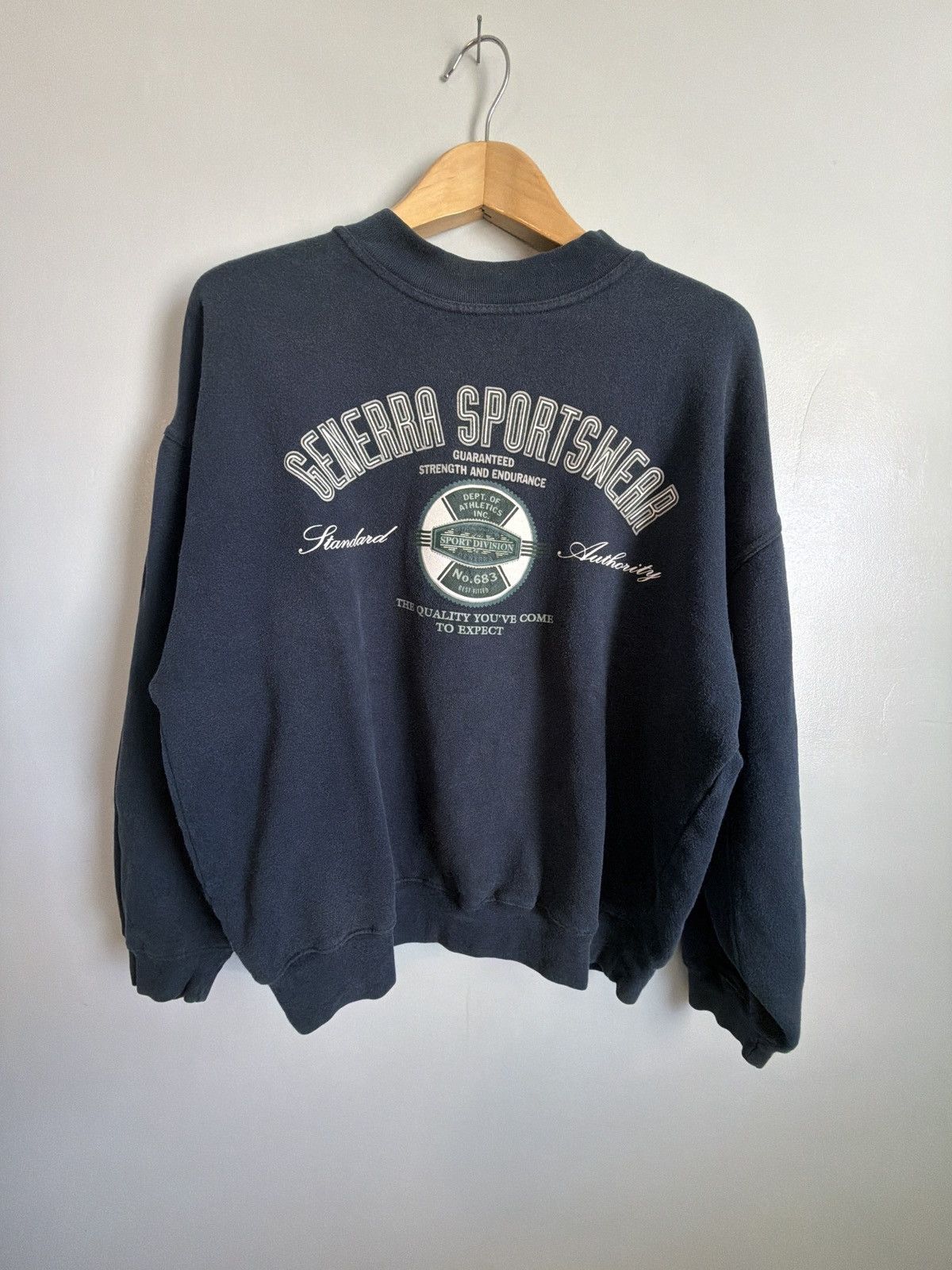 Other Vintage 90s Generra Sportswear Tonal Logo Sweatshirt - XL Size US XL / EU 56 / 4 - 1 Thumbnail