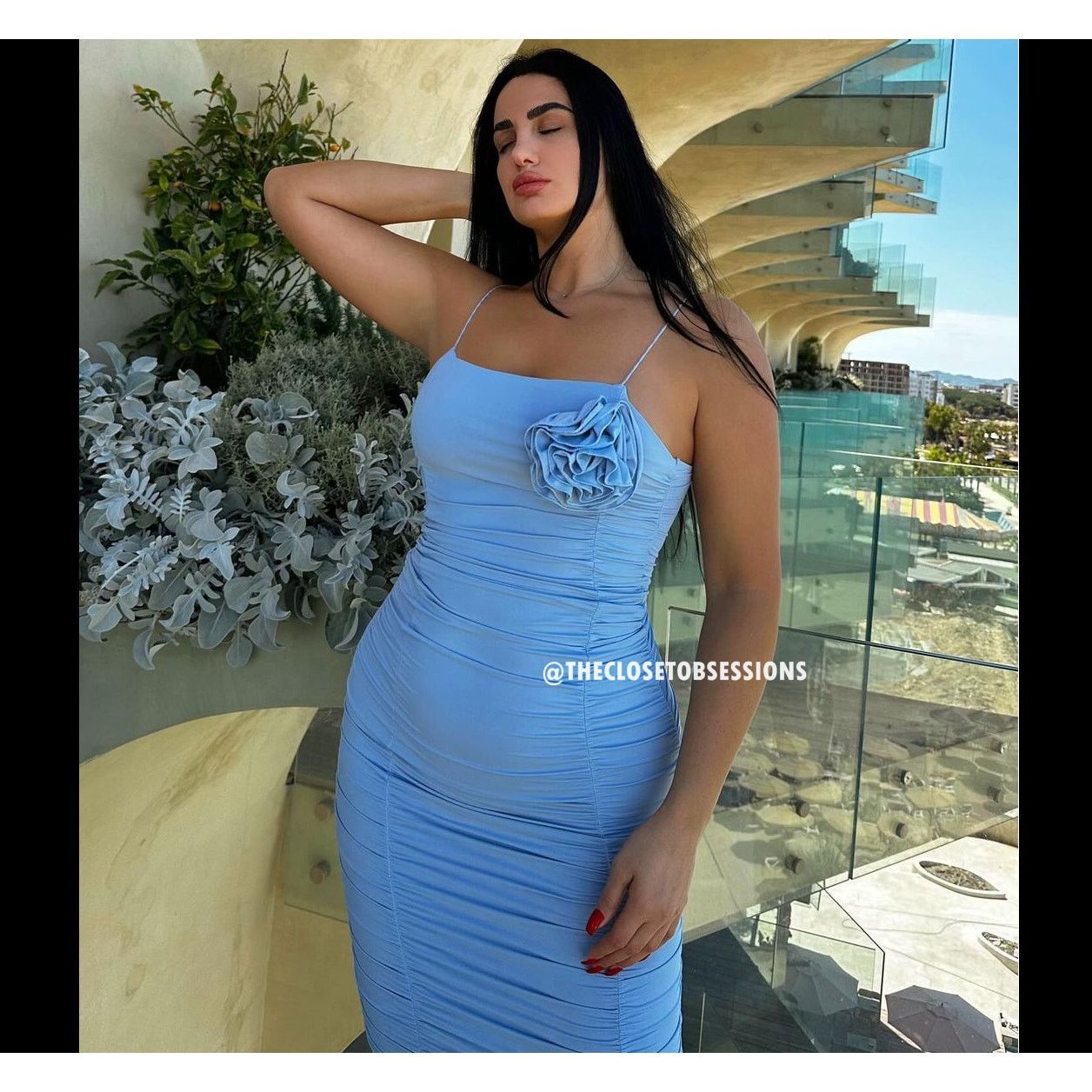 Zara ZARA BLOGGER FAVE!!! Fitted Midi Dress NWT Size L / US 10 / IT 46 - 8 Thumbnail