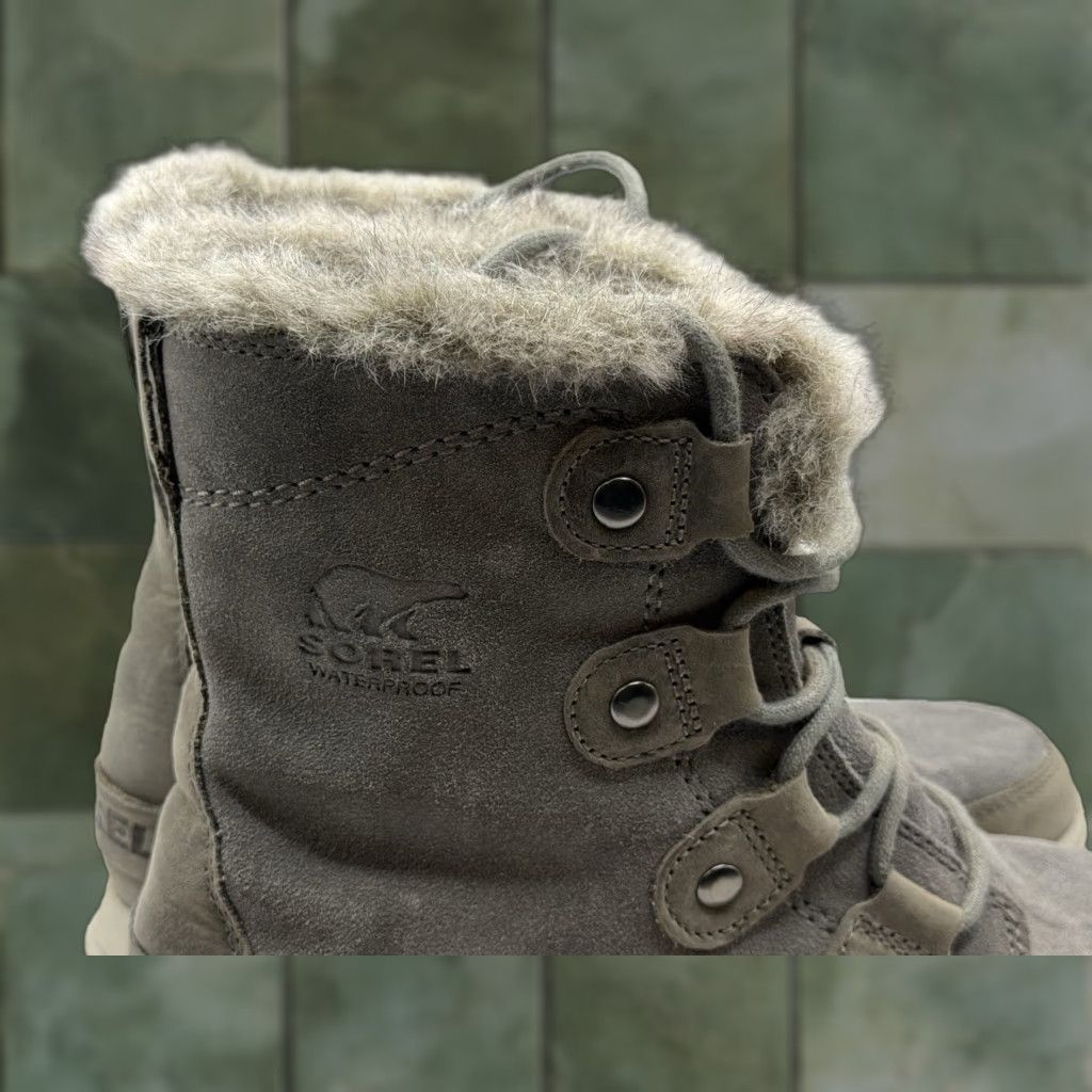 SOREL Sorel Women’s Waterproof Boot Explorer Joan Gray Size 8.5 Size US 7 / IT 37 - 1 Thumbnail