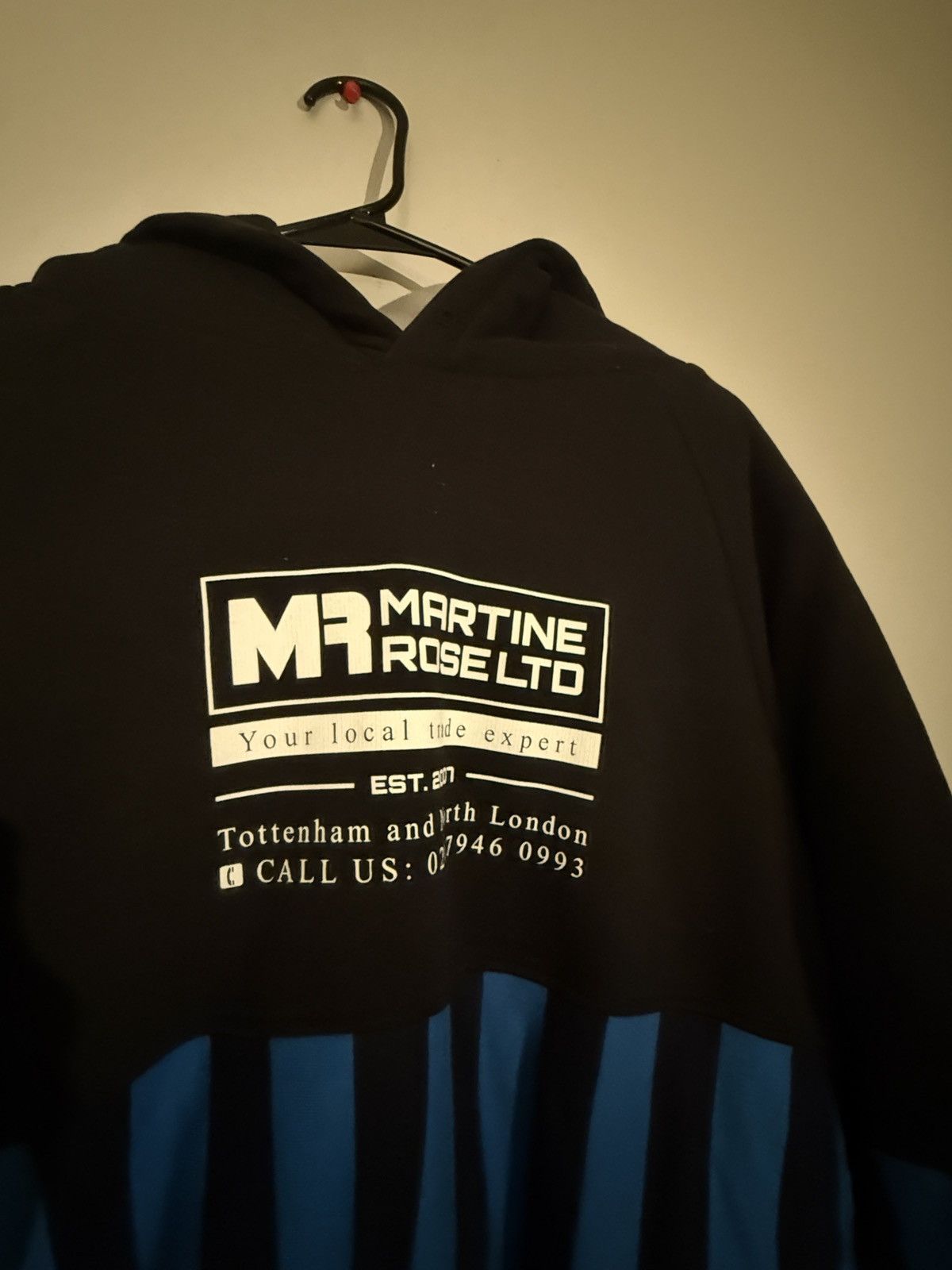 Martine Rose Martine Rose Split Wadded Hoodie Size US XL / EU 56 / 4 - 2 Thumbnail