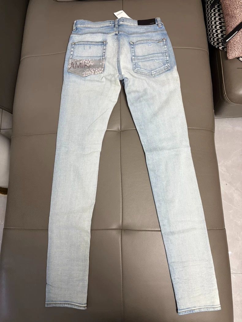 Amiri Amiri patch ripped jeans Size US 31 - 2 Thumbnail