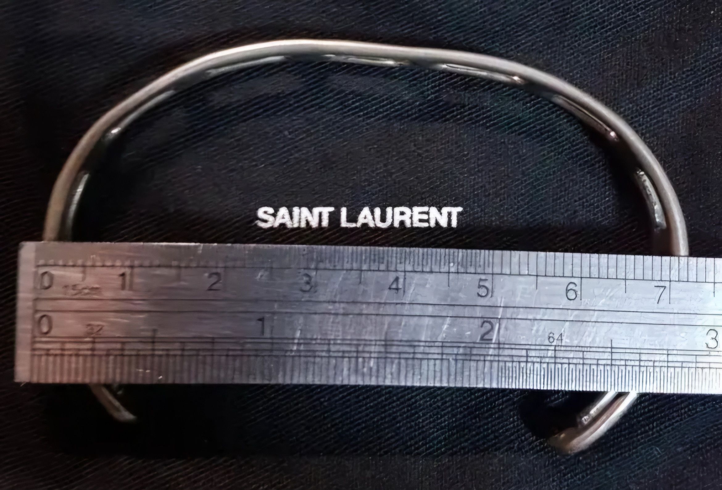 Saint Laurent Paris AW13 Silver Cuff Size ONE SIZE - 6 Thumbnail