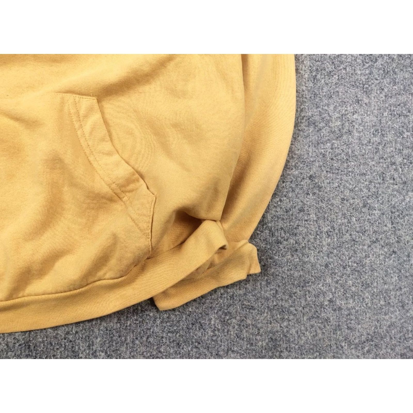 Fruit Of The Loom Vintage Fruit of the Loom USA Mini Logo Yellow Cotton Hoodie Size US L / EU 52-54 / 3 - 5 Thumbnail