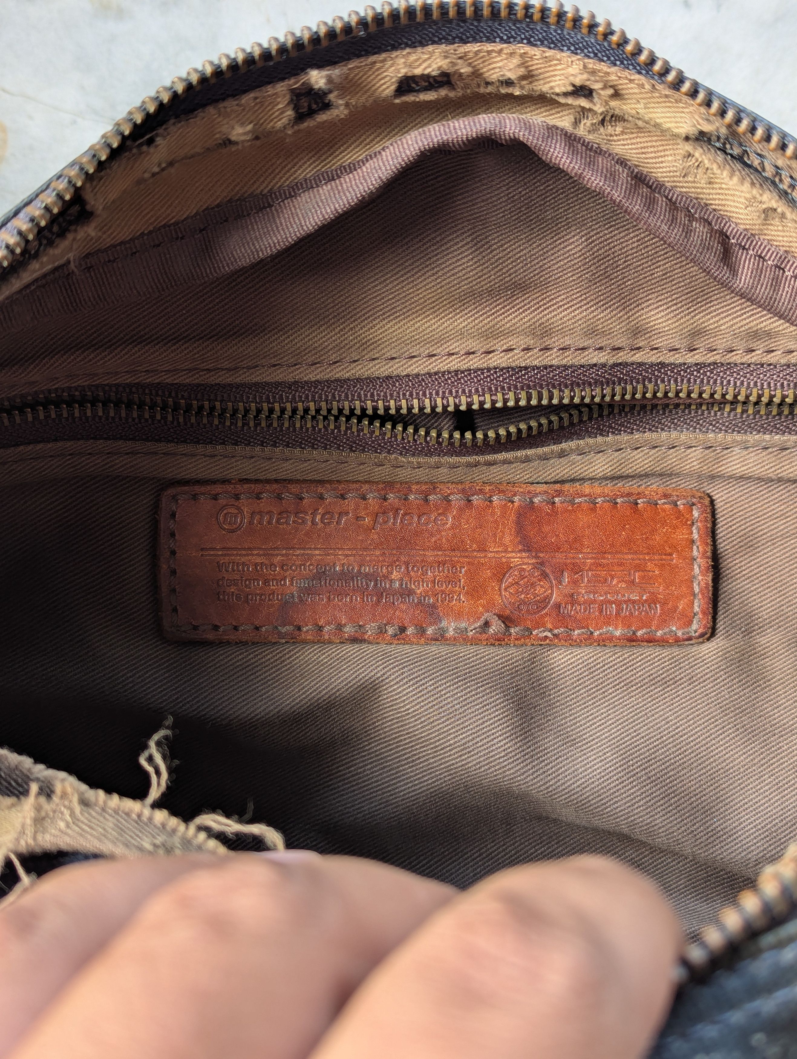 MasterPiece MasterPiece Japan 🇯🇵 Leather Crossbody Waist Bag Size ONE SIZE - 8 Thumbnail