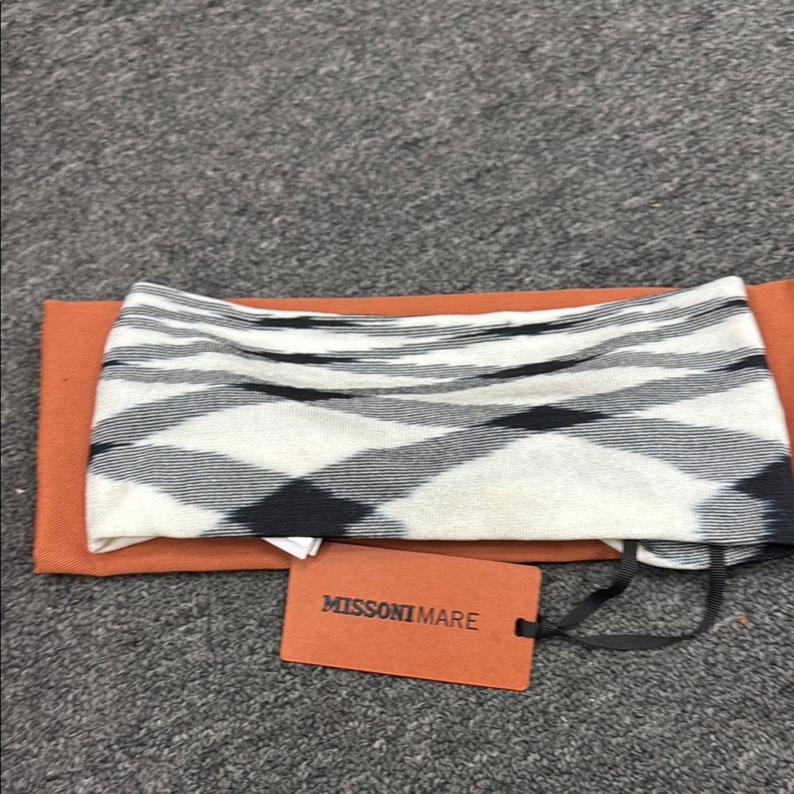 Missoni NWT Missoni Mare Black and White Headband Size ONE SIZE - 1 Thumbnail